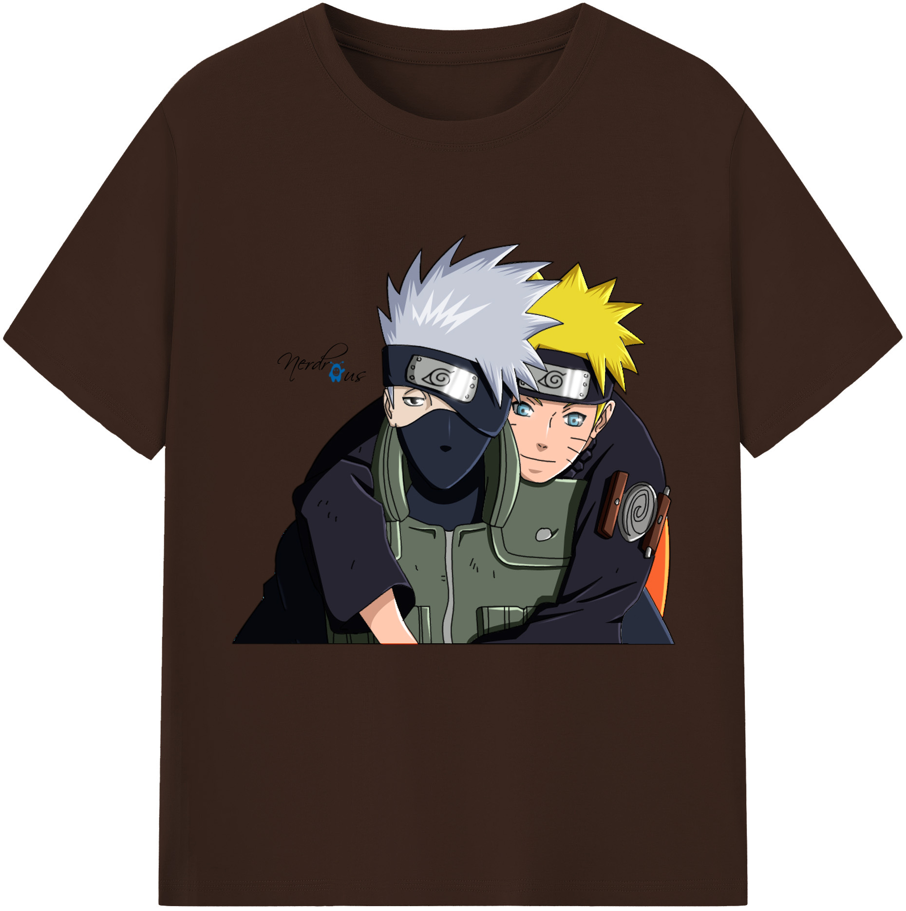 （画像用） NARUTO -ナルト- はたけ カカシ Hatake Kakashi 綿100％半袖Tシャツ（フロントプリント）
