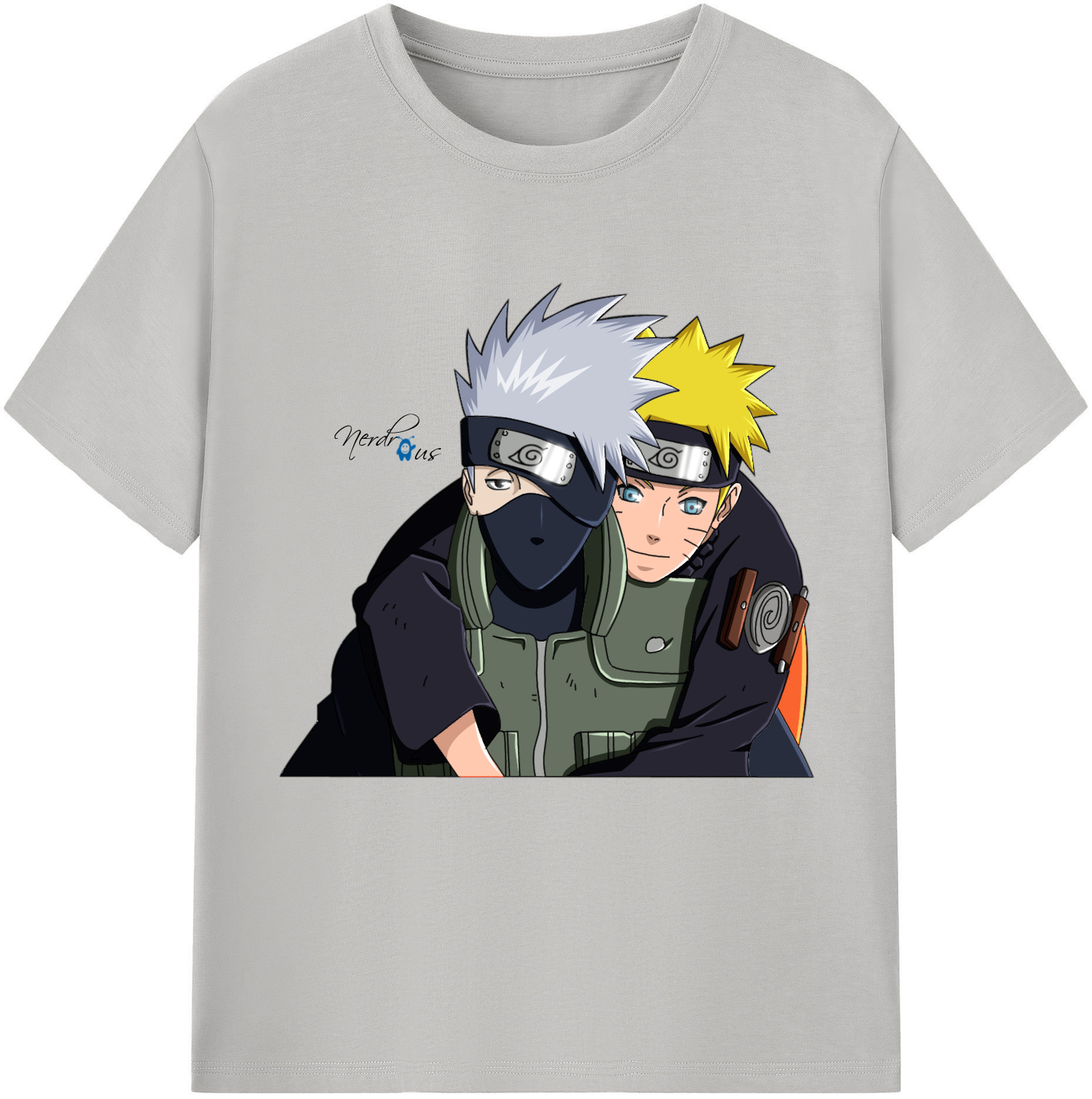 （画像用） NARUTO -ナルト- はたけ カカシ Hatake Kakashi 綿100％半袖Tシャツ（フロントプリント）