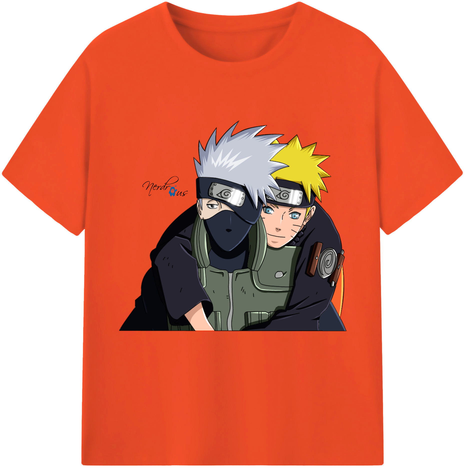 （画像用） NARUTO -ナルト- はたけ カカシ Hatake Kakashi 綿100％半袖Tシャツ（フロントプリント）