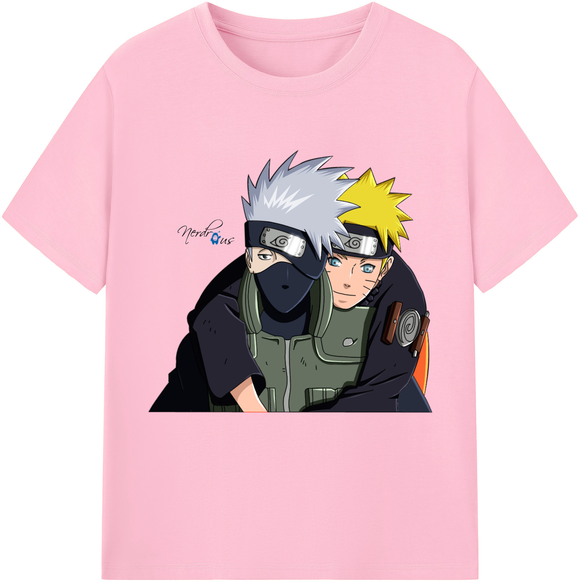 （画像用） NARUTO -ナルト- はたけ カカシ Hatake Kakashi 綿100％半袖Tシャツ（フロントプリント）