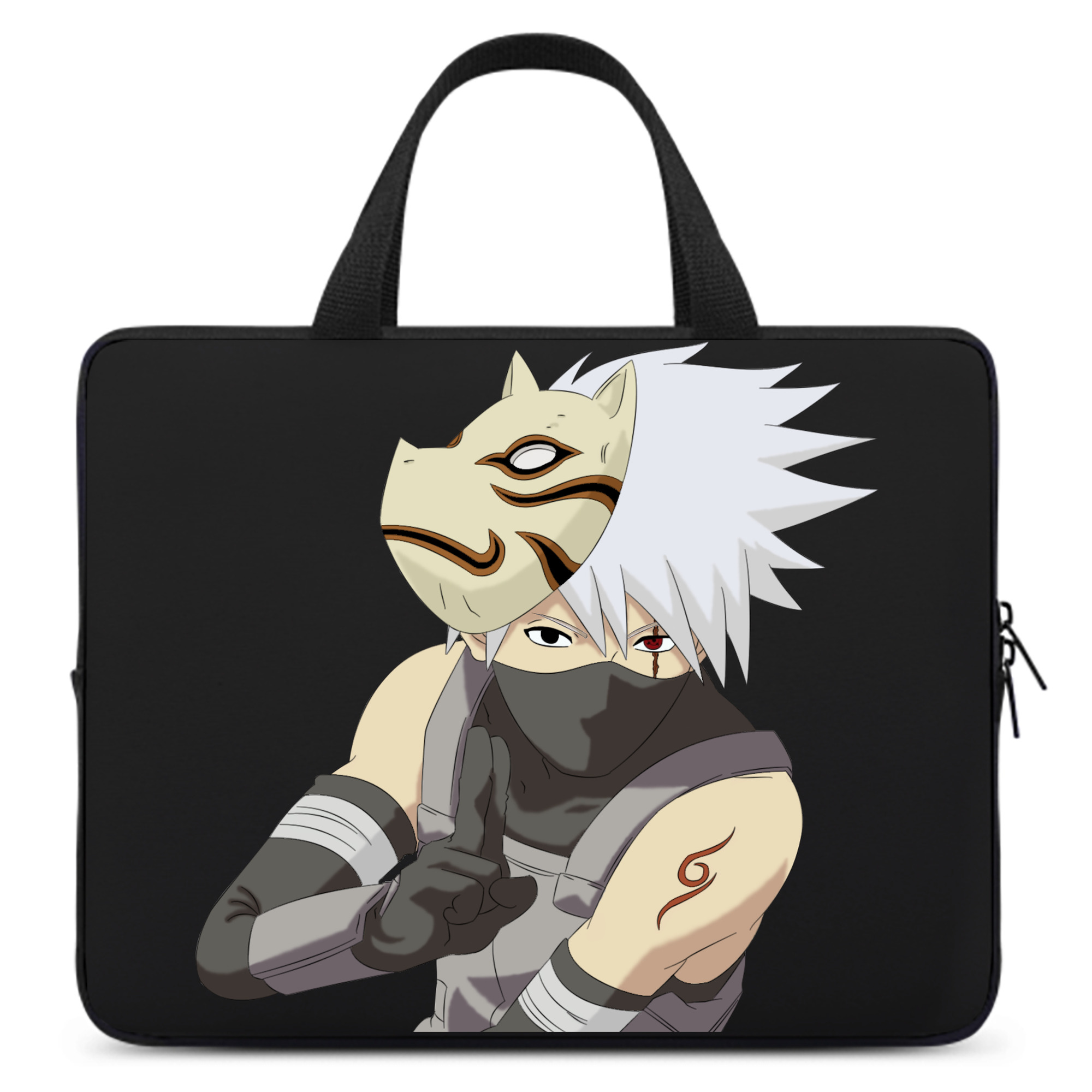 （画像用） NARUTO -ナルト- はたけ カカシ Hatake Kakashi 手提げノートパソコンバッグ