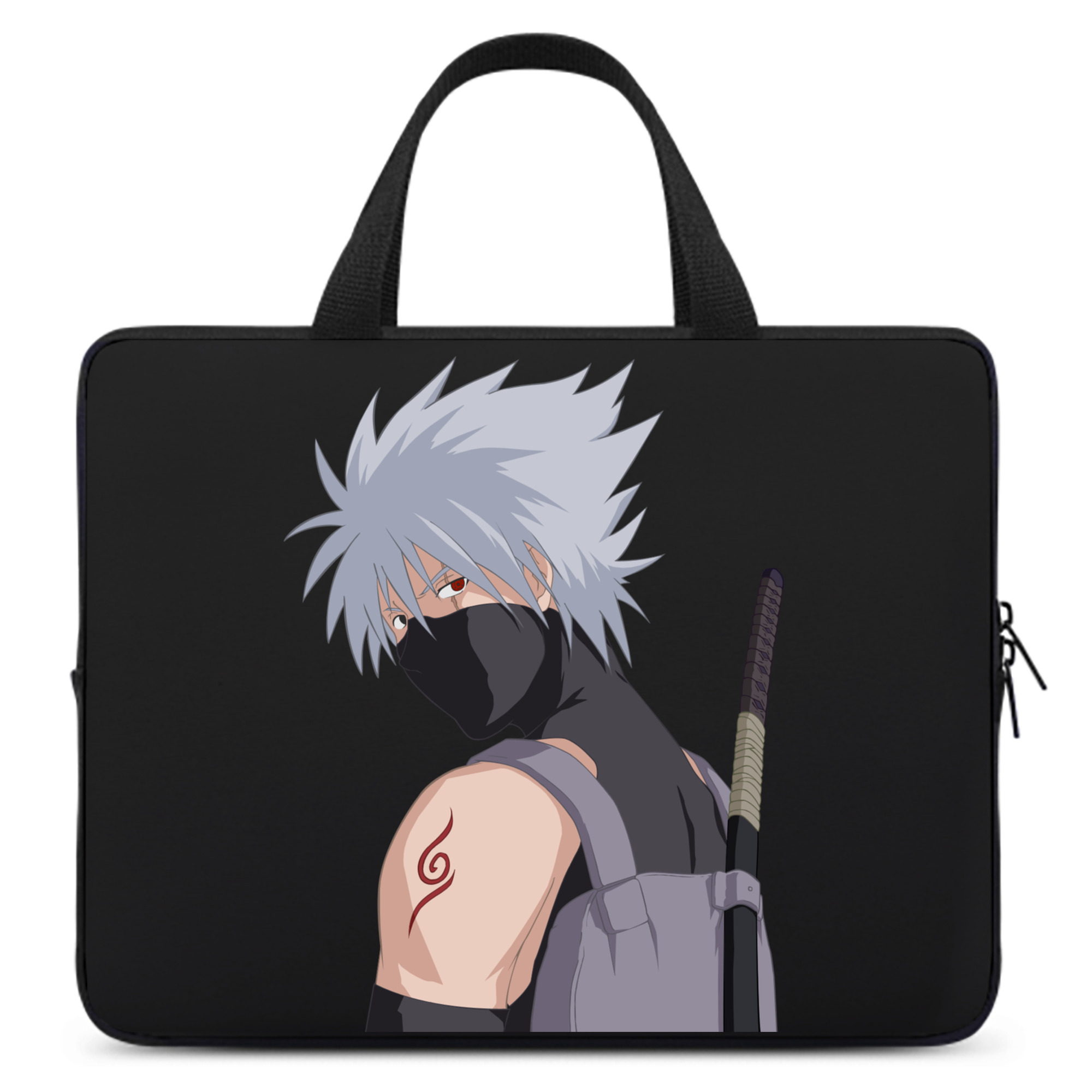 （画像用） NARUTO -ナルト- はたけ カカシ Hatake Kakashi 手提げノートパソコンバッグ