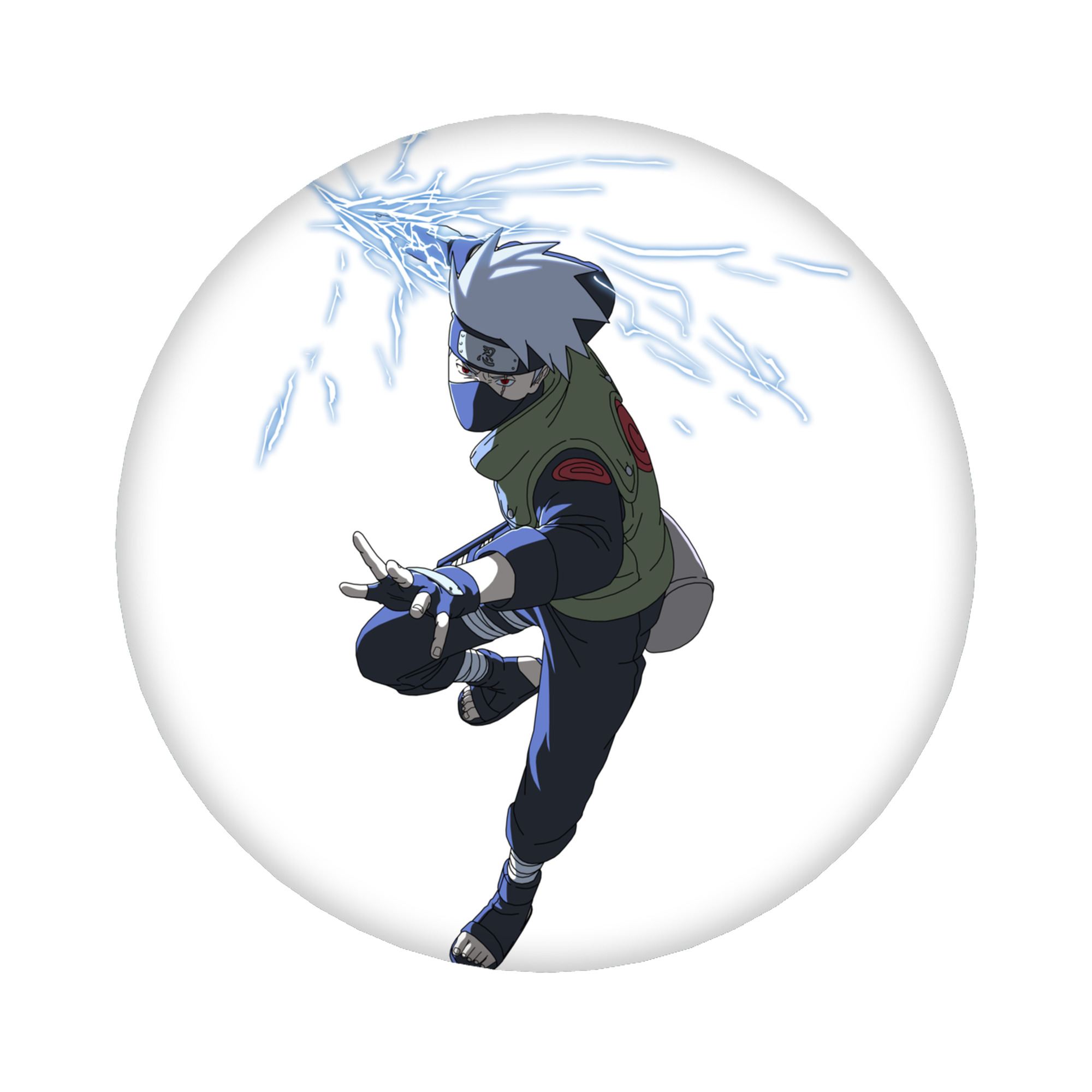 （画像用） NARUTO -ナルト- はたけ カカシ Hatake Kakashi 6cm 缶バッジ 複数セット