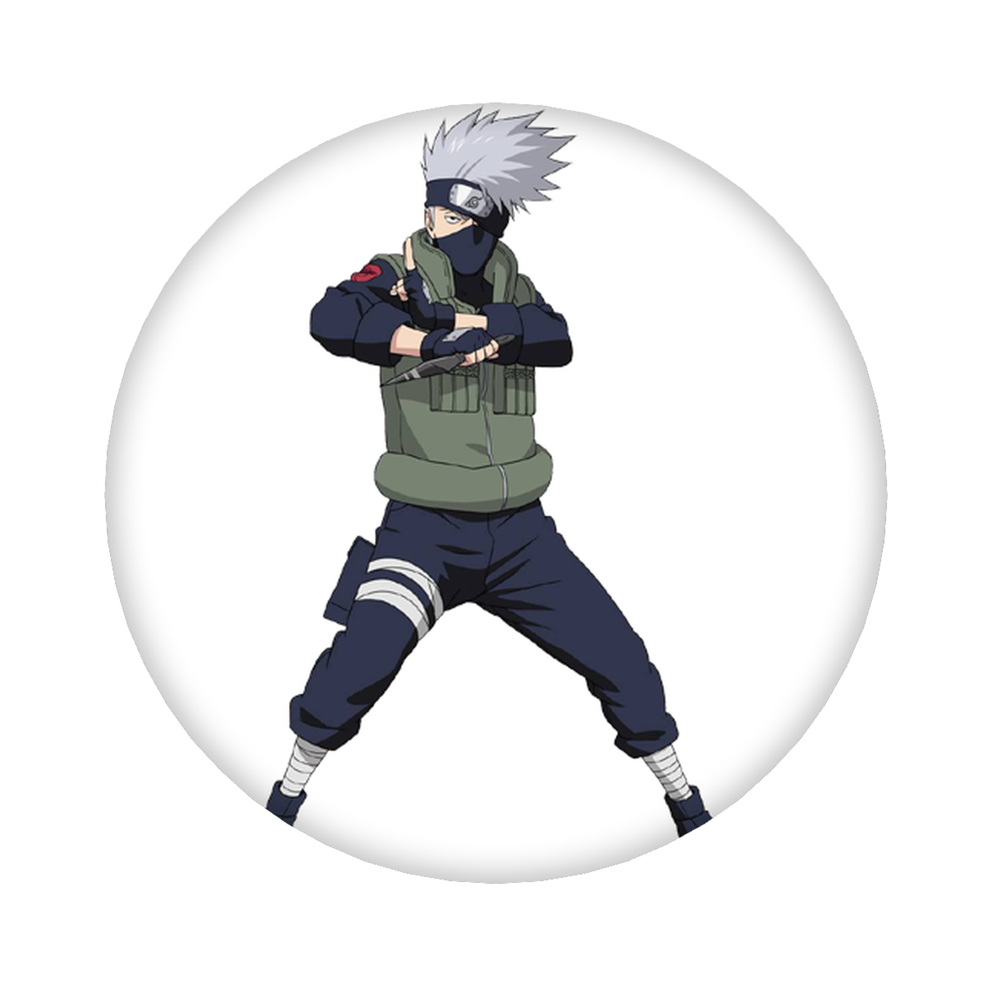 （画像用） NARUTO -ナルト- はたけ カカシ Hatake Kakashi 6cm 缶バッジ 複数セット