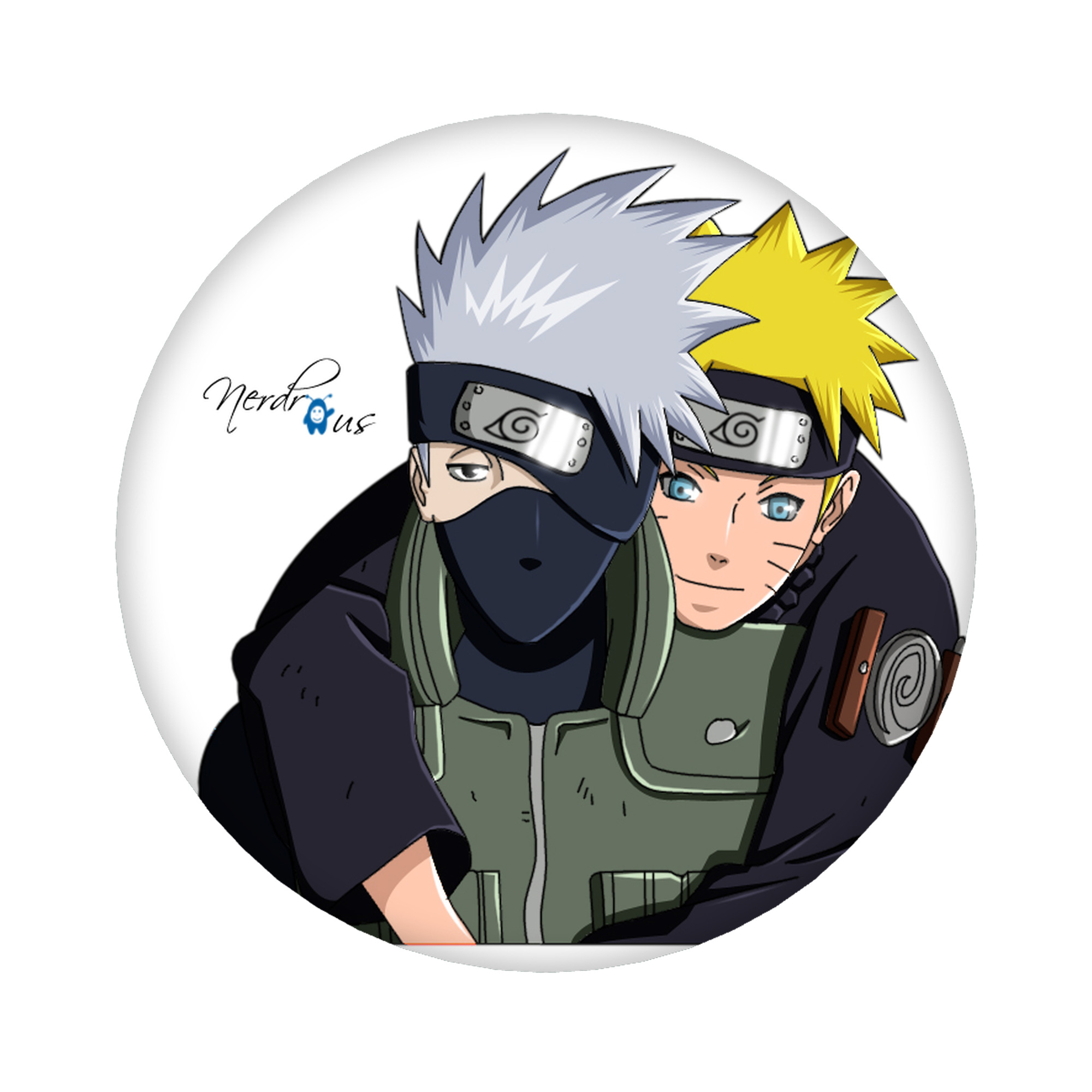 （画像用） NARUTO -ナルト- はたけ カカシ Hatake Kakashi 6cm 缶バッジ 複数セット