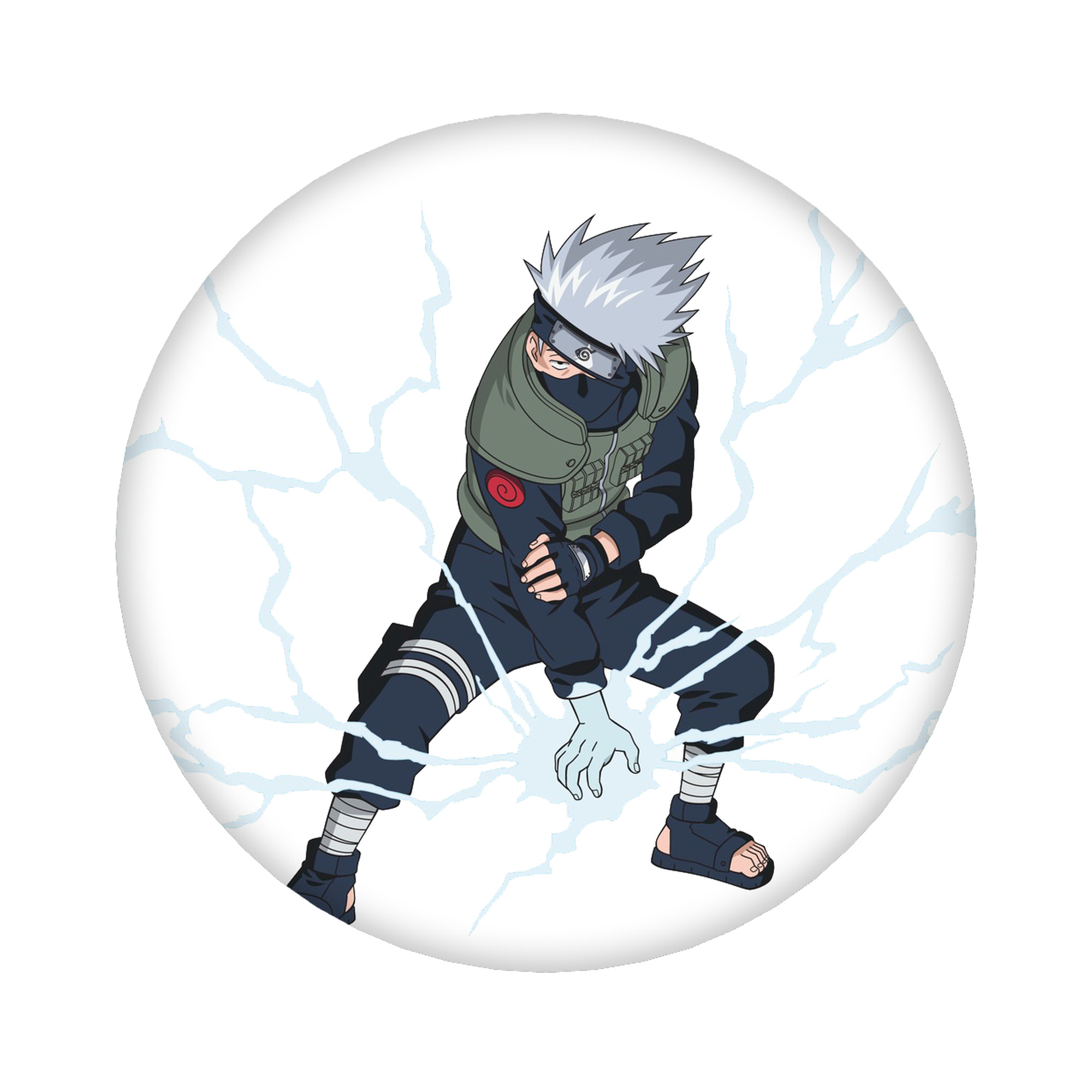 （画像用） NARUTO -ナルト- はたけ カカシ Hatake Kakashi 6cm 缶バッジ 複数セット