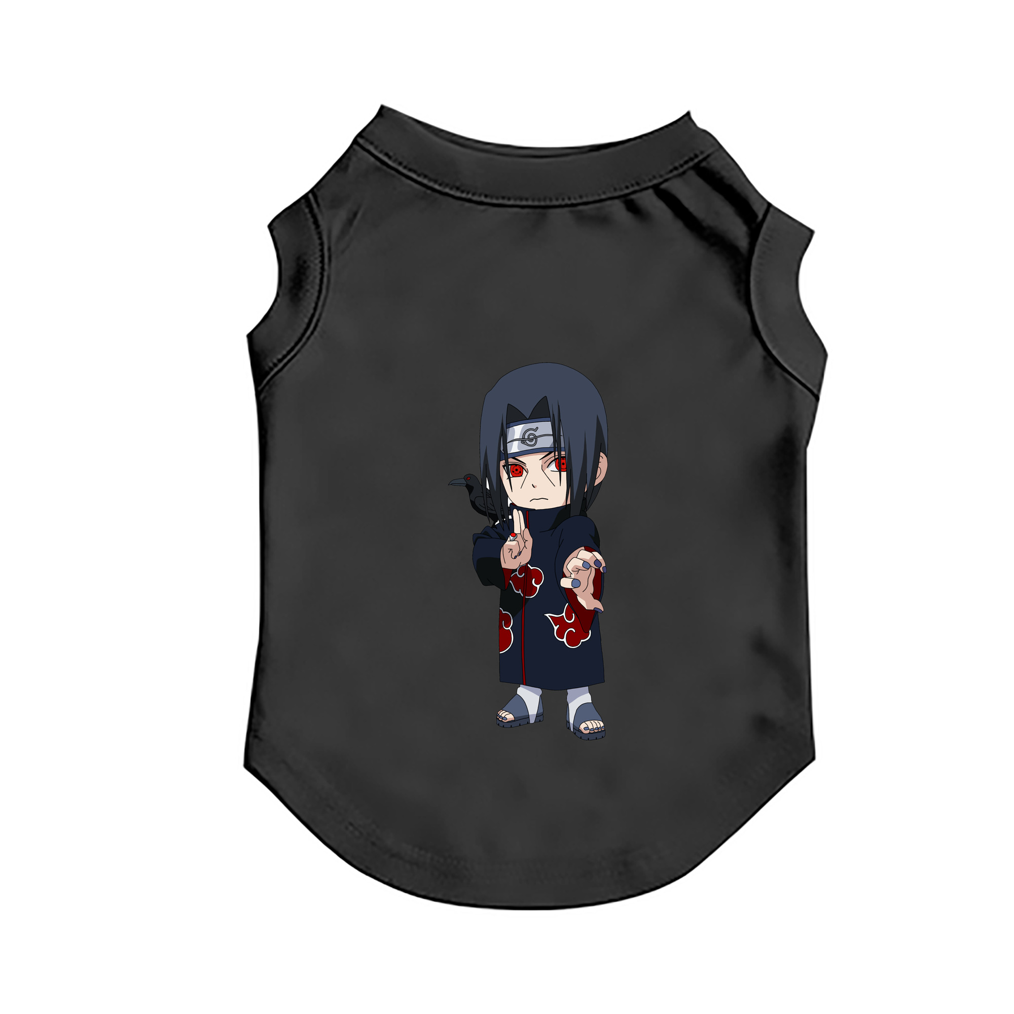 （画像用） NARUTO -ナルト- うちは イタチ Uchiha Itachi ペット用ベスト