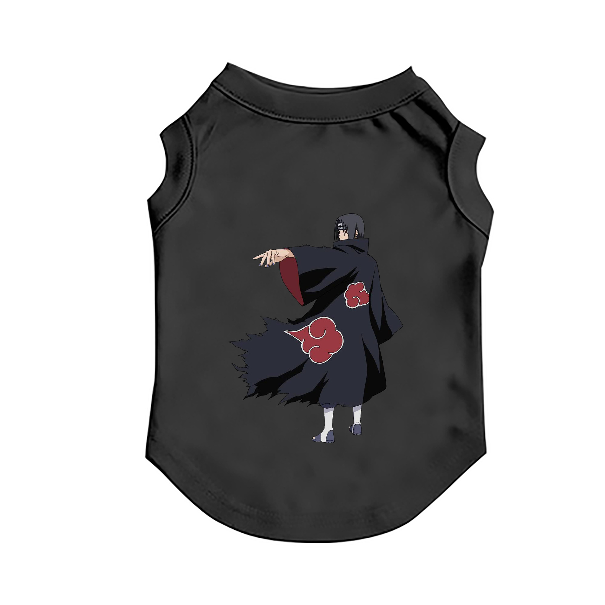 （画像用） NARUTO -ナルト- うちは イタチ Uchiha Itachi ペット用ベスト