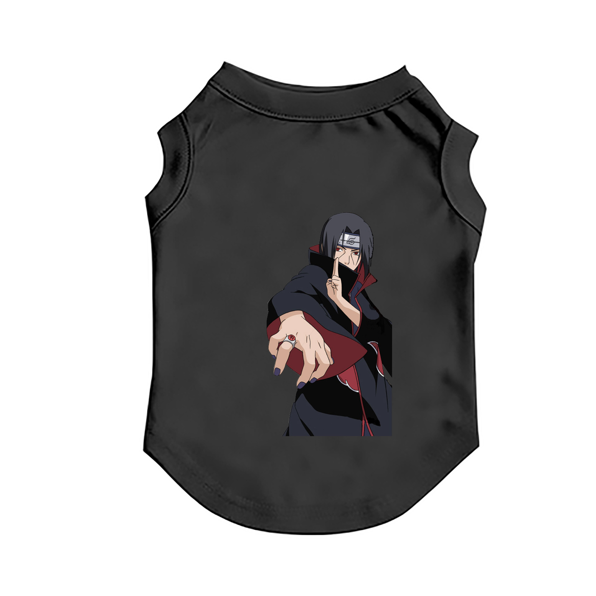 （画像用） NARUTO -ナルト- うちは イタチ Uchiha Itachi ペット用ベスト
