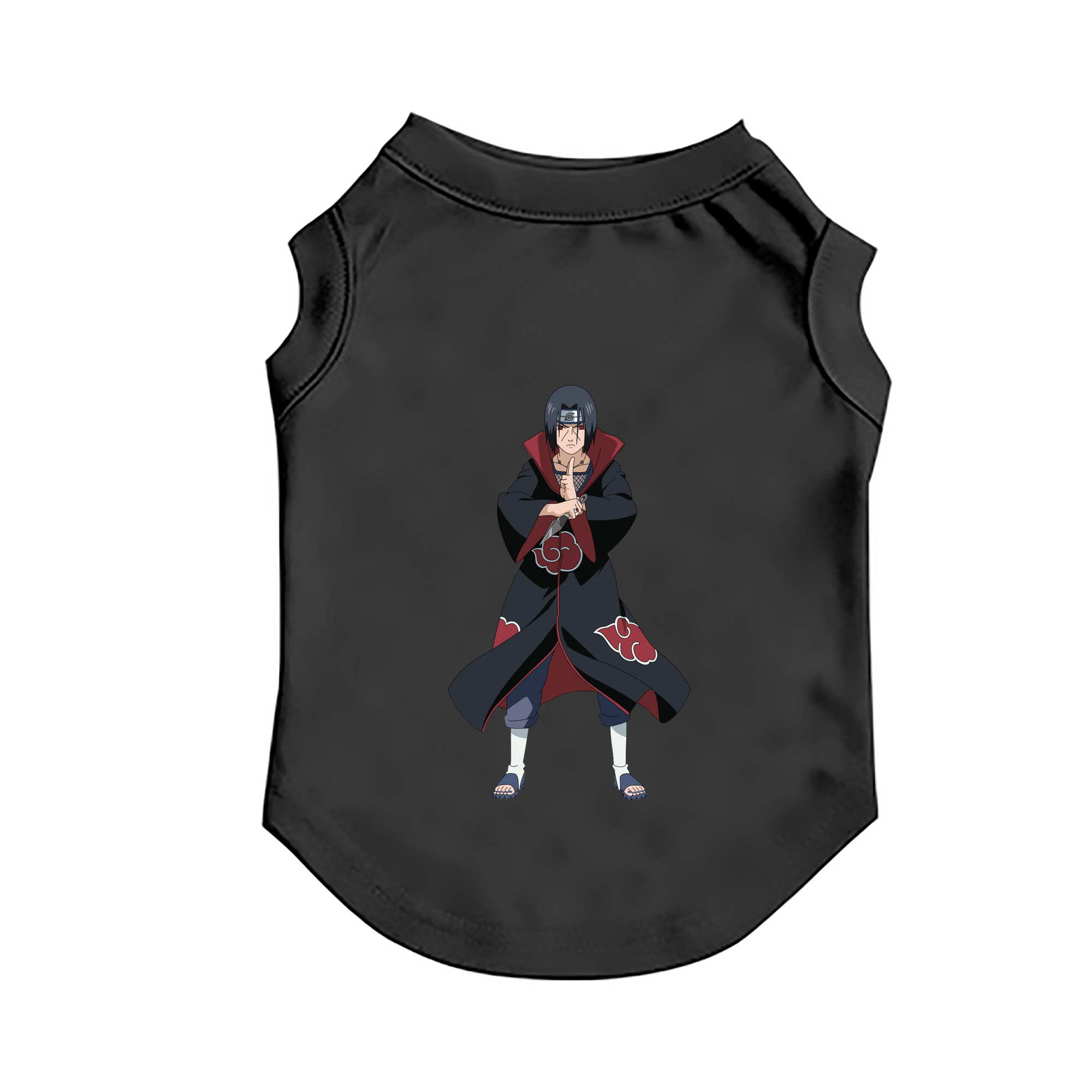（画像用） NARUTO -ナルト- うちは イタチ Uchiha Itachi ペット用ベスト
