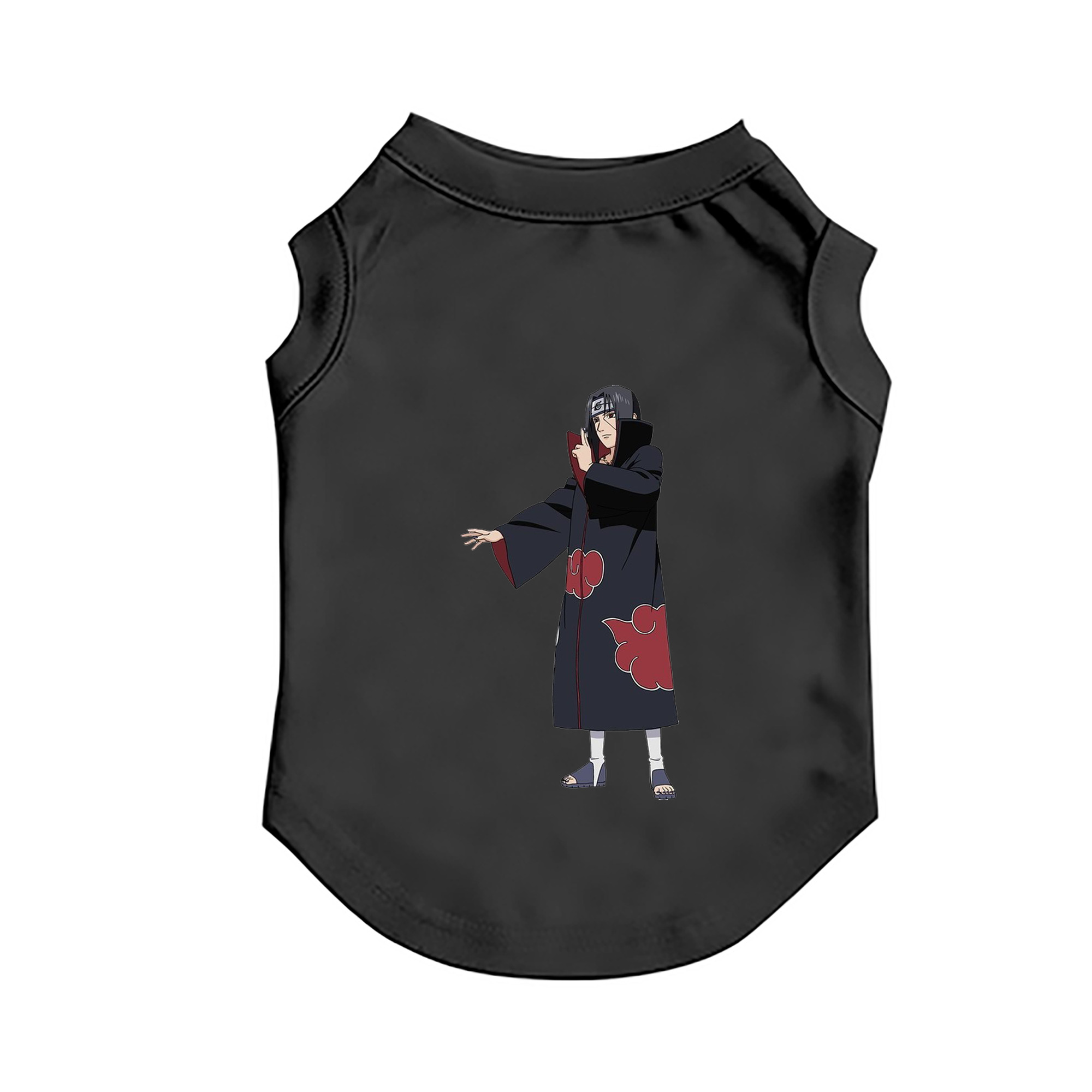 （画像用） NARUTO -ナルト- うちは イタチ Uchiha Itachi ペット用ベスト