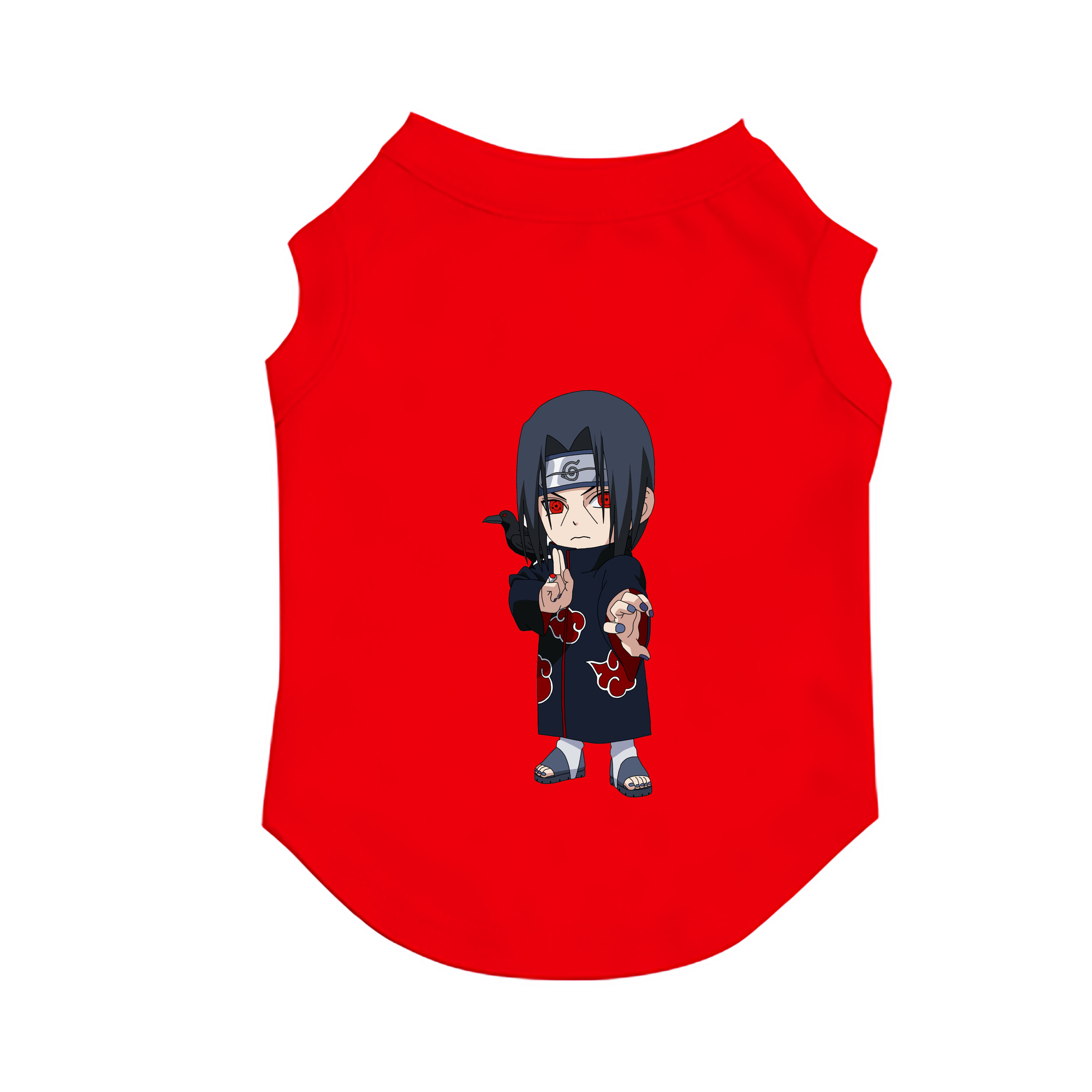（画像用） NARUTO -ナルト- うちは イタチ Uchiha Itachi ペット用ベスト