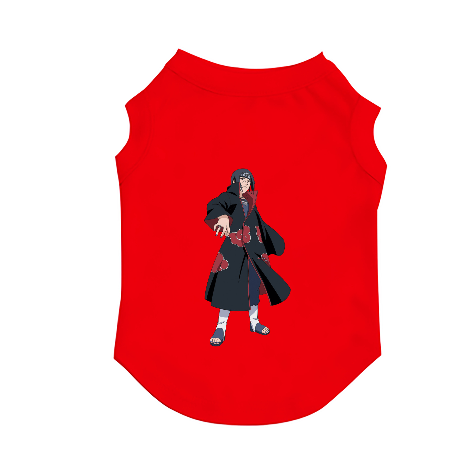 （画像用） NARUTO -ナルト- うちは イタチ Uchiha Itachi ペット用ベスト