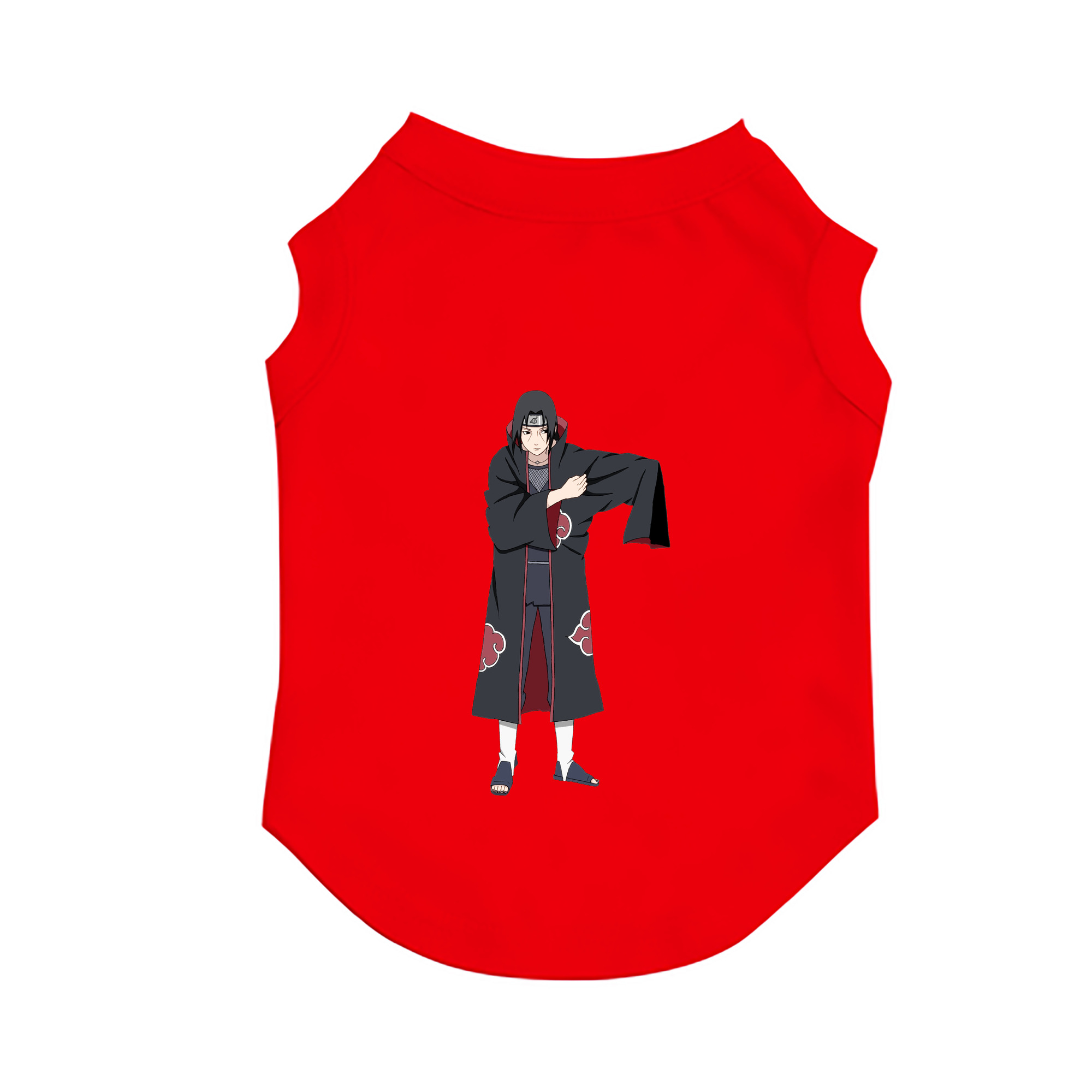 （画像用） NARUTO -ナルト- うちは イタチ Uchiha Itachi ペット用ベスト
