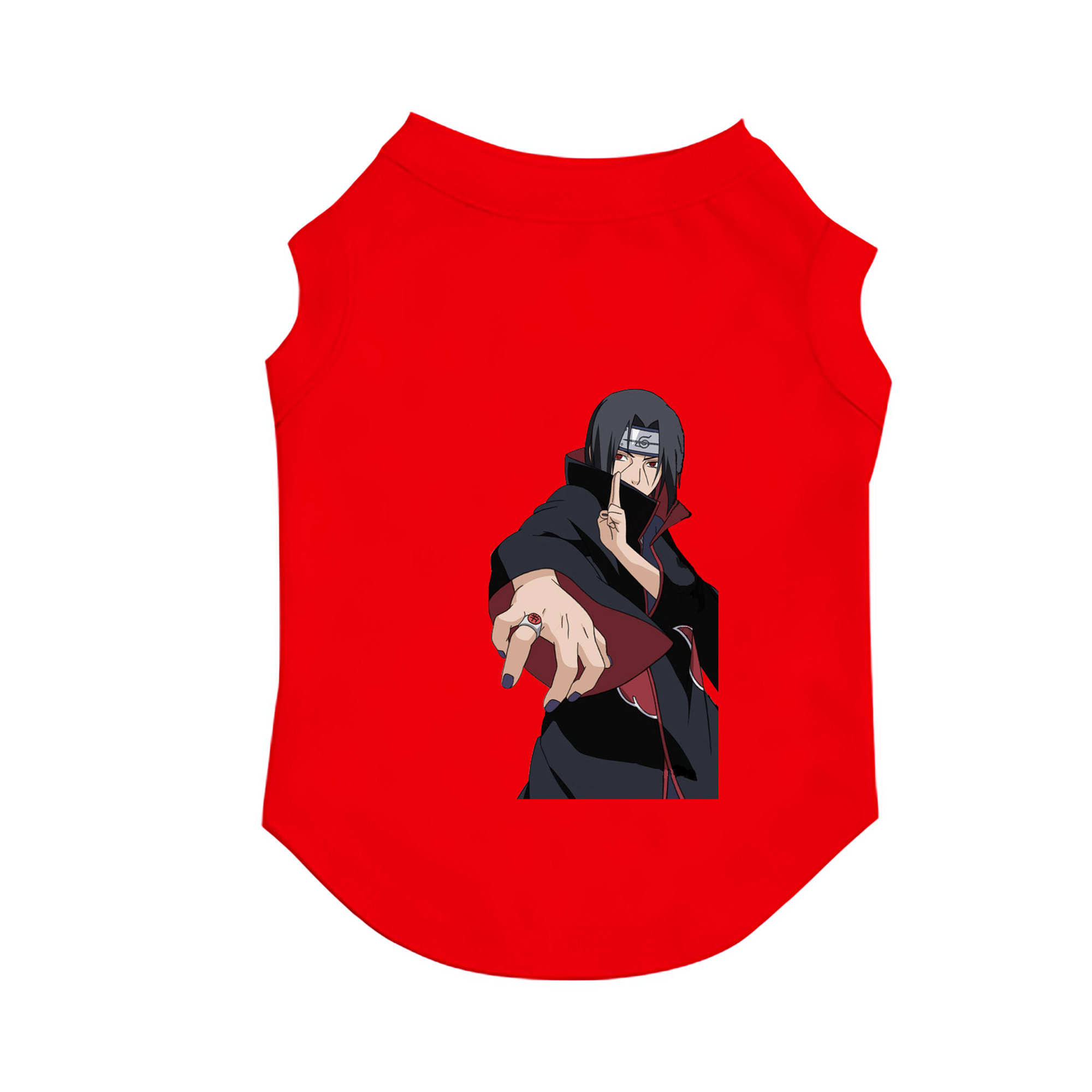 （画像用） NARUTO -ナルト- うちは イタチ Uchiha Itachi ペット用ベスト