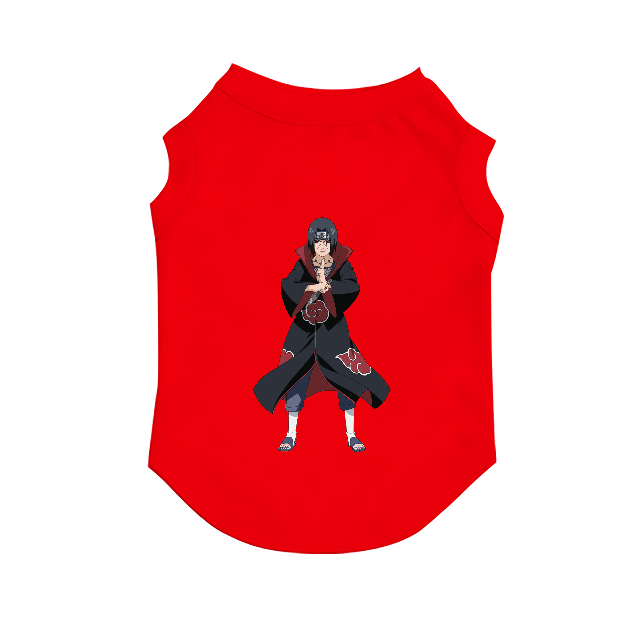 （画像用） NARUTO -ナルト- うちは イタチ Uchiha Itachi ペット用ベスト