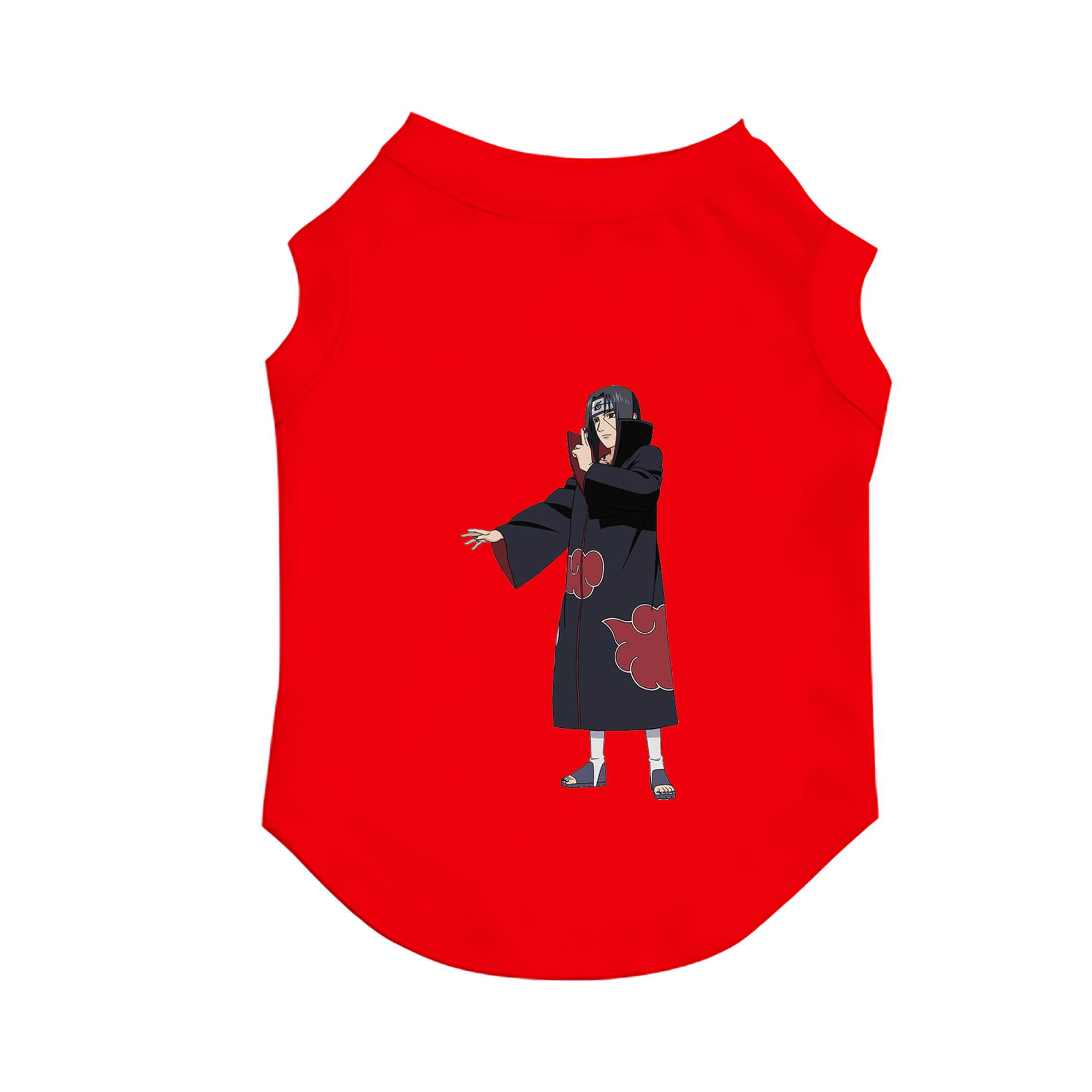 （画像用） NARUTO -ナルト- うちは イタチ Uchiha Itachi ペット用ベスト