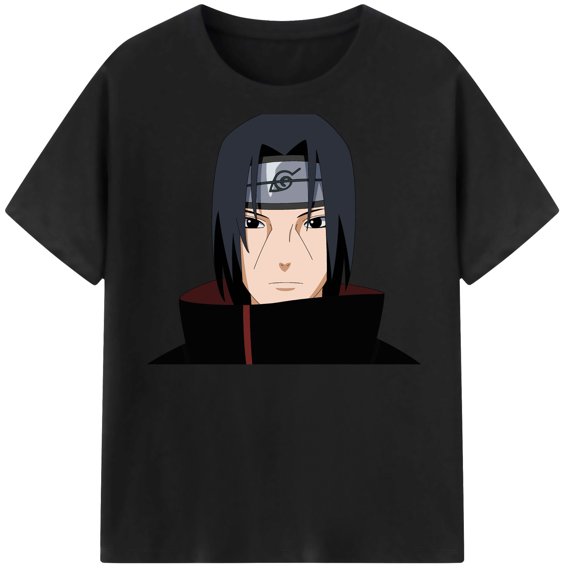 （画像用） NARUTO -ナルト- うちは イタチ Uchiha Itachi 綿100％半袖Tシャツ（フロントプリント）