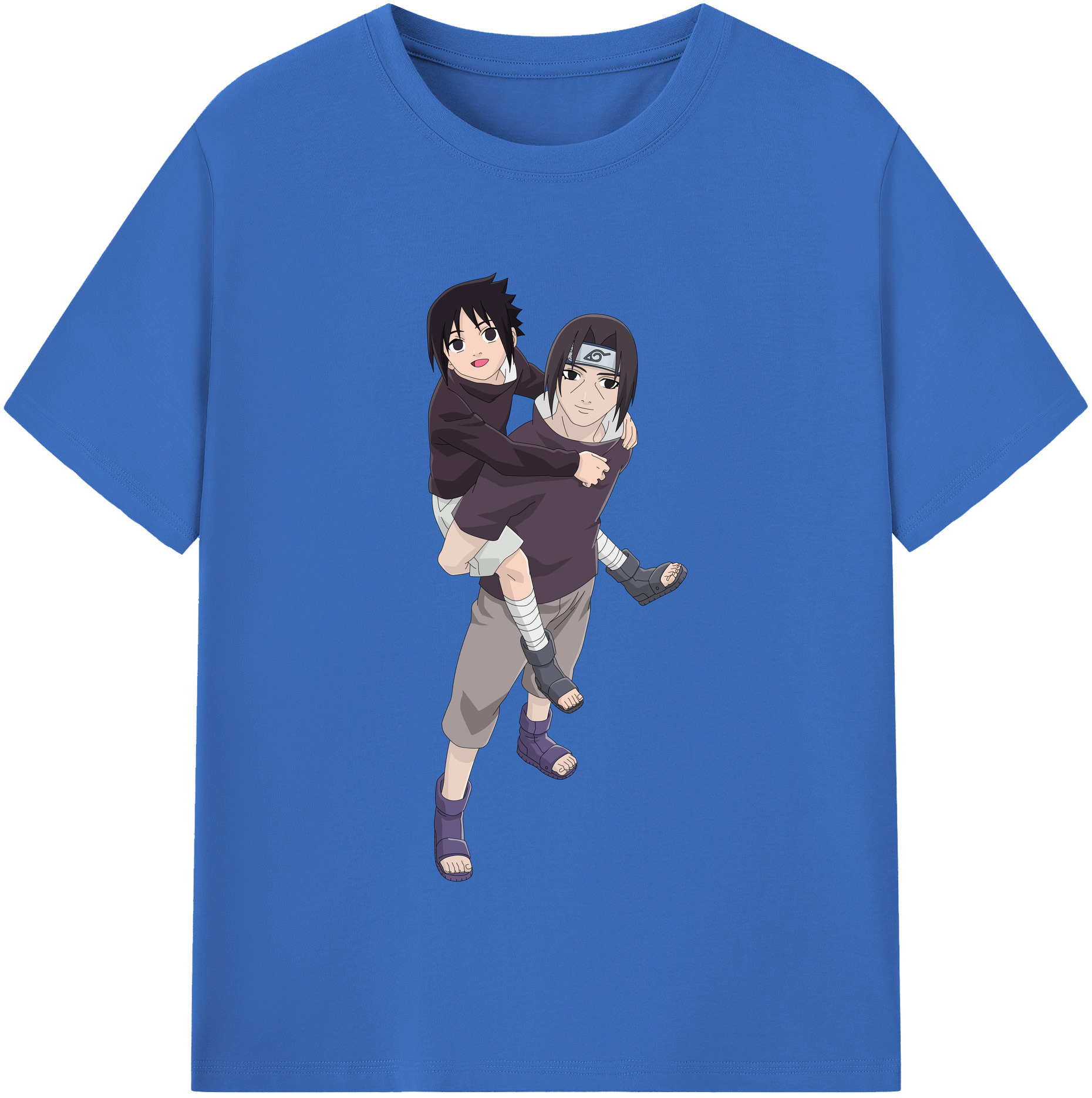 （画像用） NARUTO -ナルト- うちは イタチ Uchiha Itachi 綿100％半袖Tシャツ（フロントプリント）