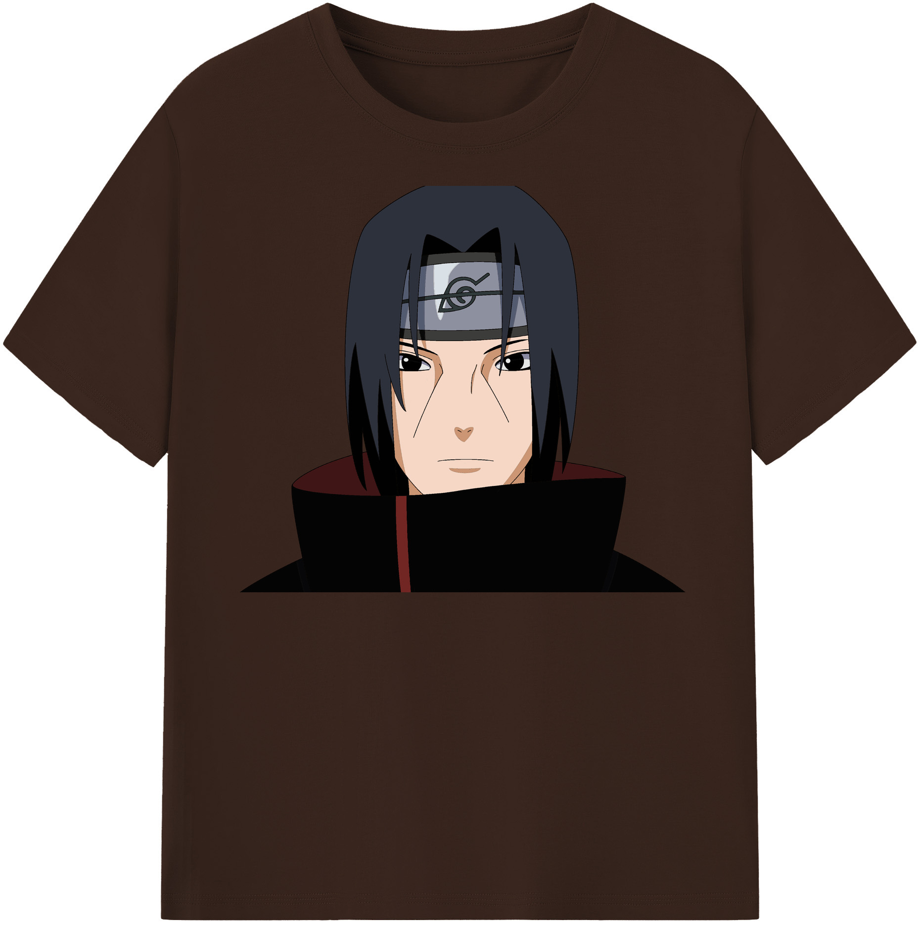 （画像用） NARUTO -ナルト- うちは イタチ Uchiha Itachi 綿100％半袖Tシャツ（フロントプリント）