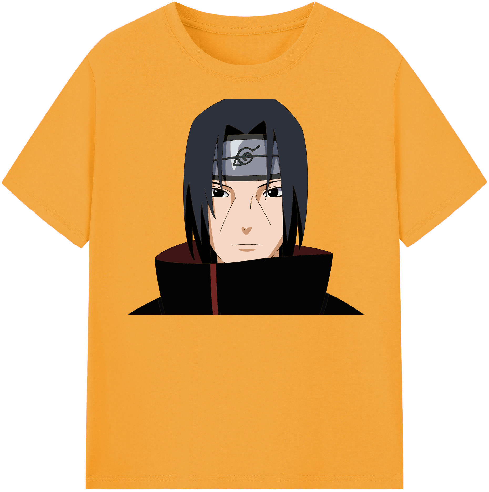 （画像用） NARUTO -ナルト- うちは イタチ Uchiha Itachi 綿100％半袖Tシャツ（フロントプリント）