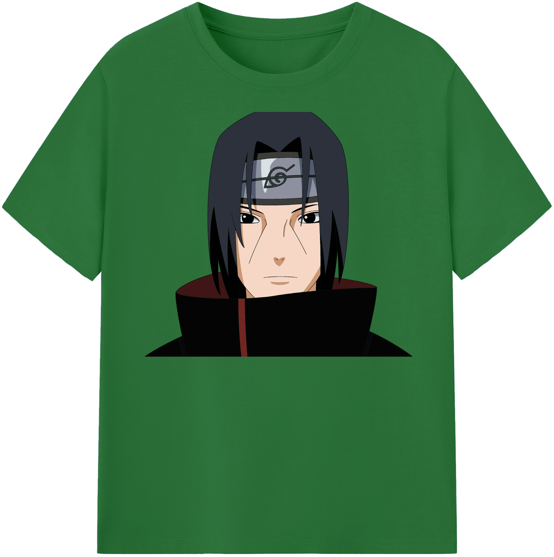 （画像用） NARUTO -ナルト- うちは イタチ Uchiha Itachi 綿100％半袖Tシャツ（フロントプリント）