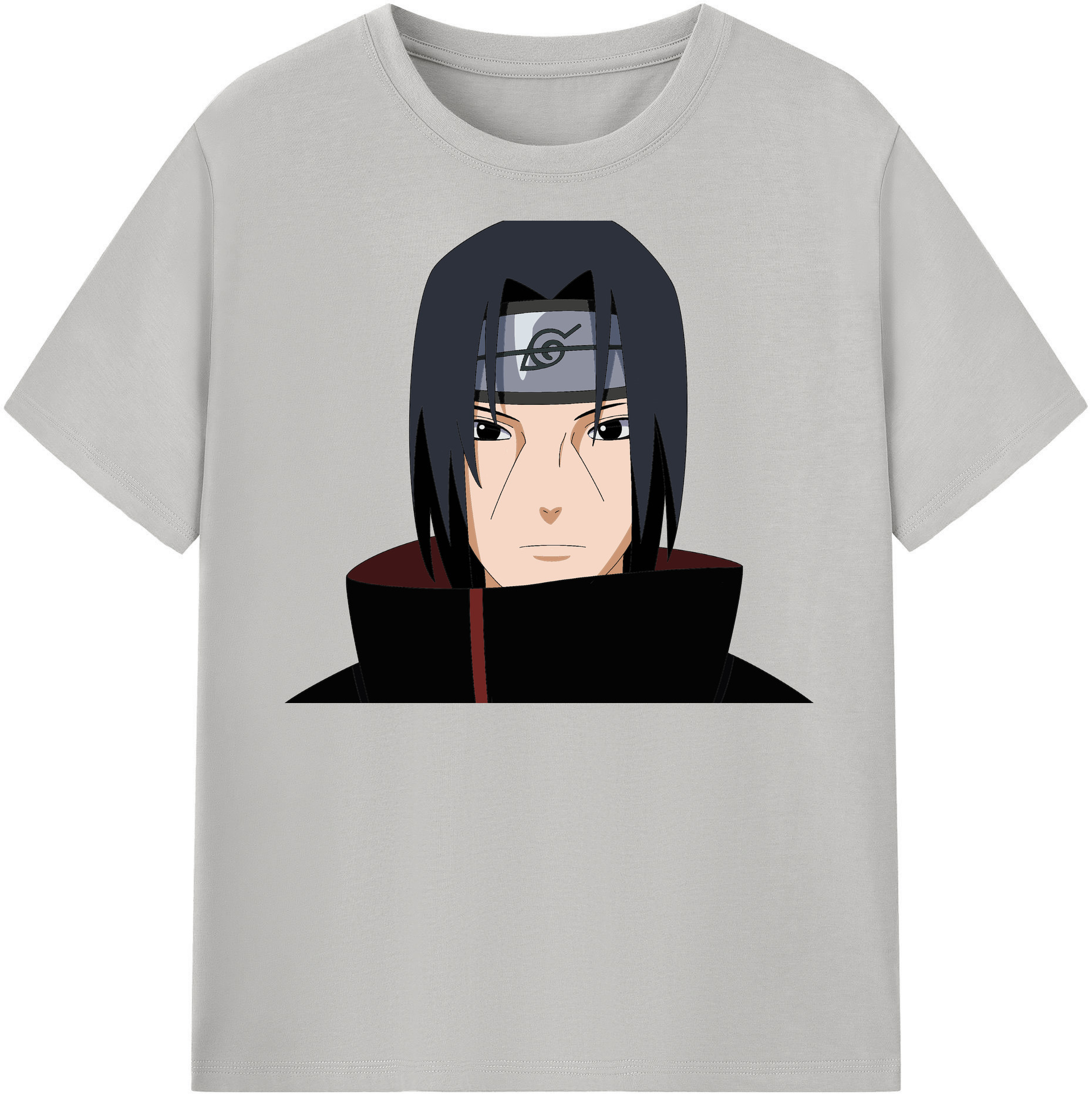 （画像用） NARUTO -ナルト- うちは イタチ Uchiha Itachi 綿100％半袖Tシャツ（フロントプリント）