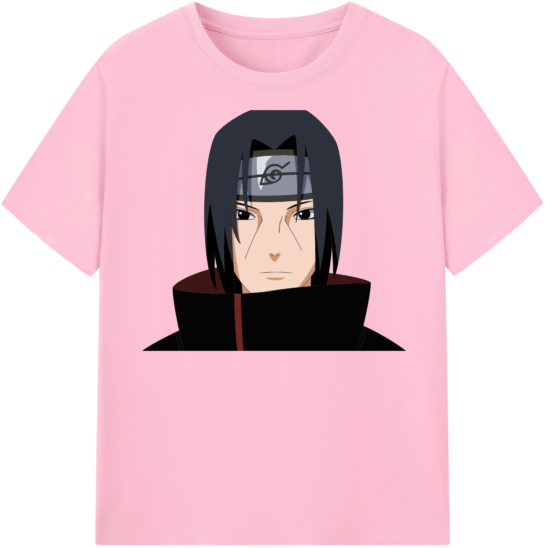 （画像用） NARUTO -ナルト- うちは イタチ Uchiha Itachi 綿100％半袖Tシャツ（フロントプリント）