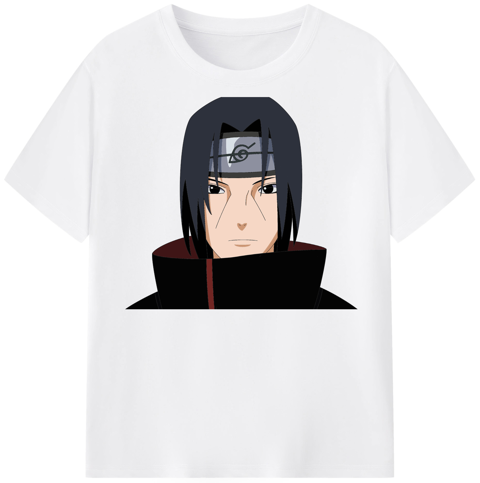 （画像用） NARUTO -ナルト- うちは イタチ Uchiha Itachi 綿100％半袖Tシャツ（フロントプリント）