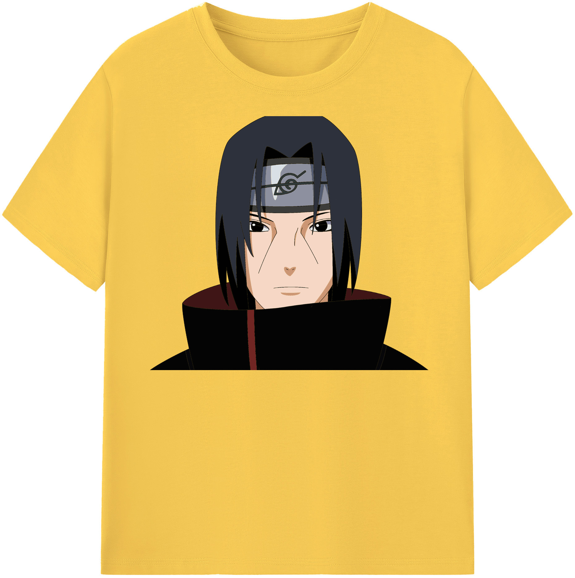 （画像用） NARUTO -ナルト- うちは イタチ Uchiha Itachi 綿100％半袖Tシャツ（フロントプリント）