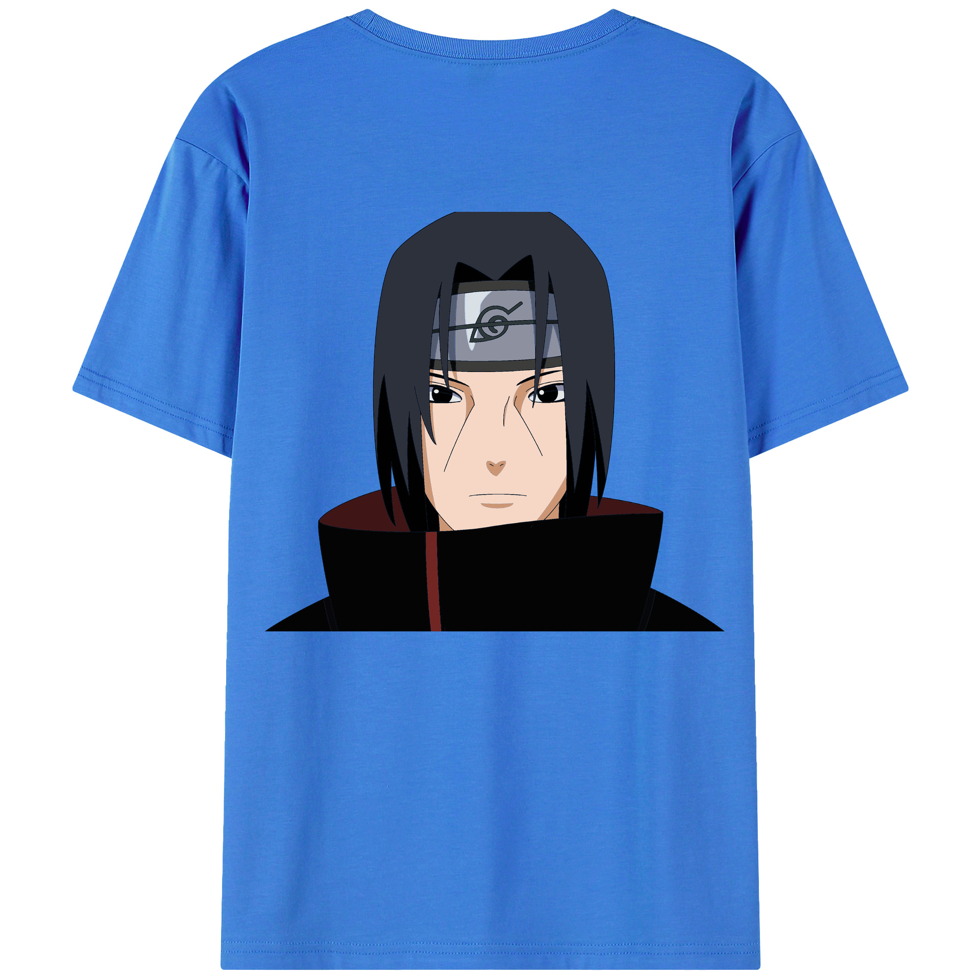 （画像用） NARUTO -ナルト- うちは イタチ Uchiha Itachi 綿100％半袖Tシャツ（背面プリント）