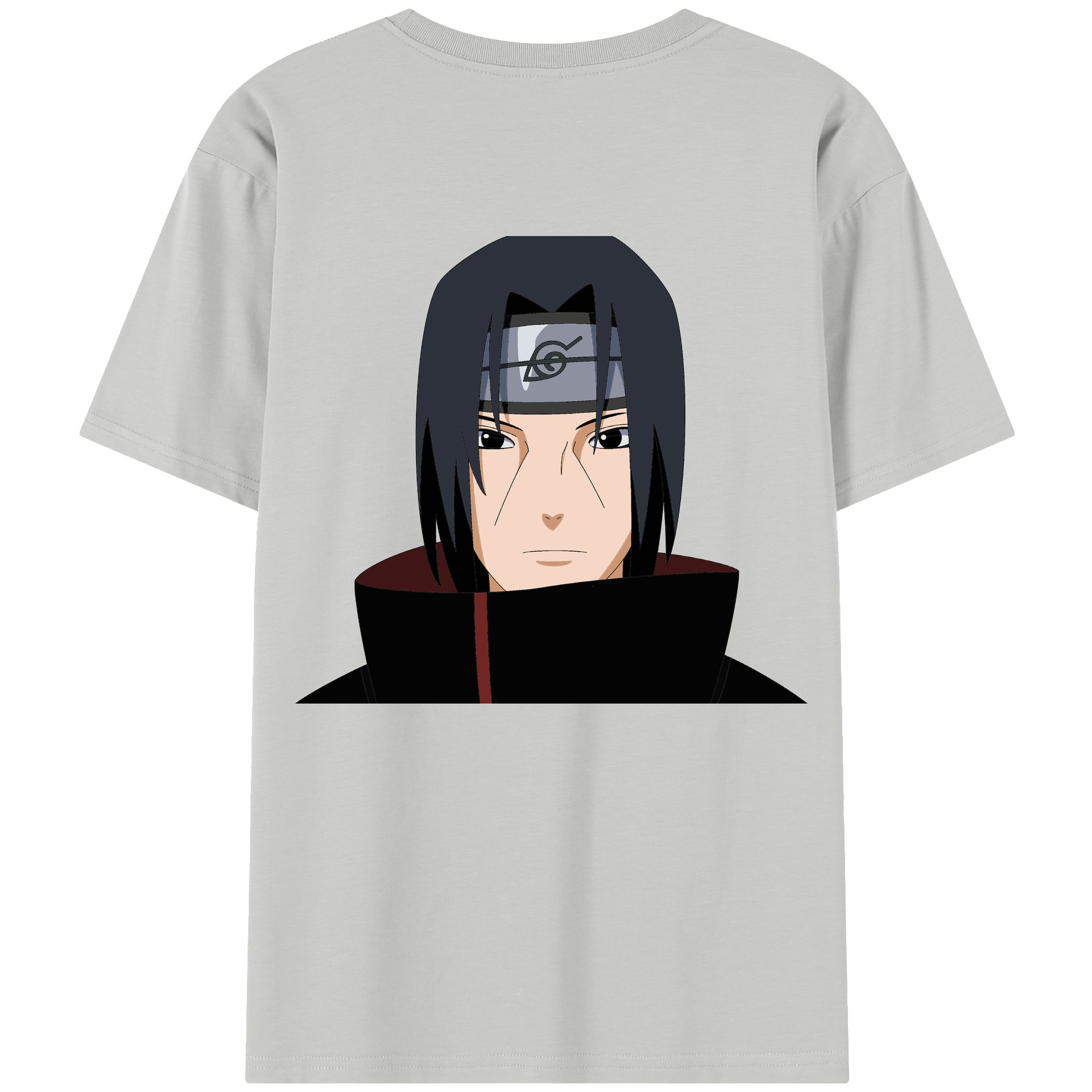 （画像用） NARUTO -ナルト- うちは イタチ Uchiha Itachi 綿100％半袖Tシャツ（背面プリント）