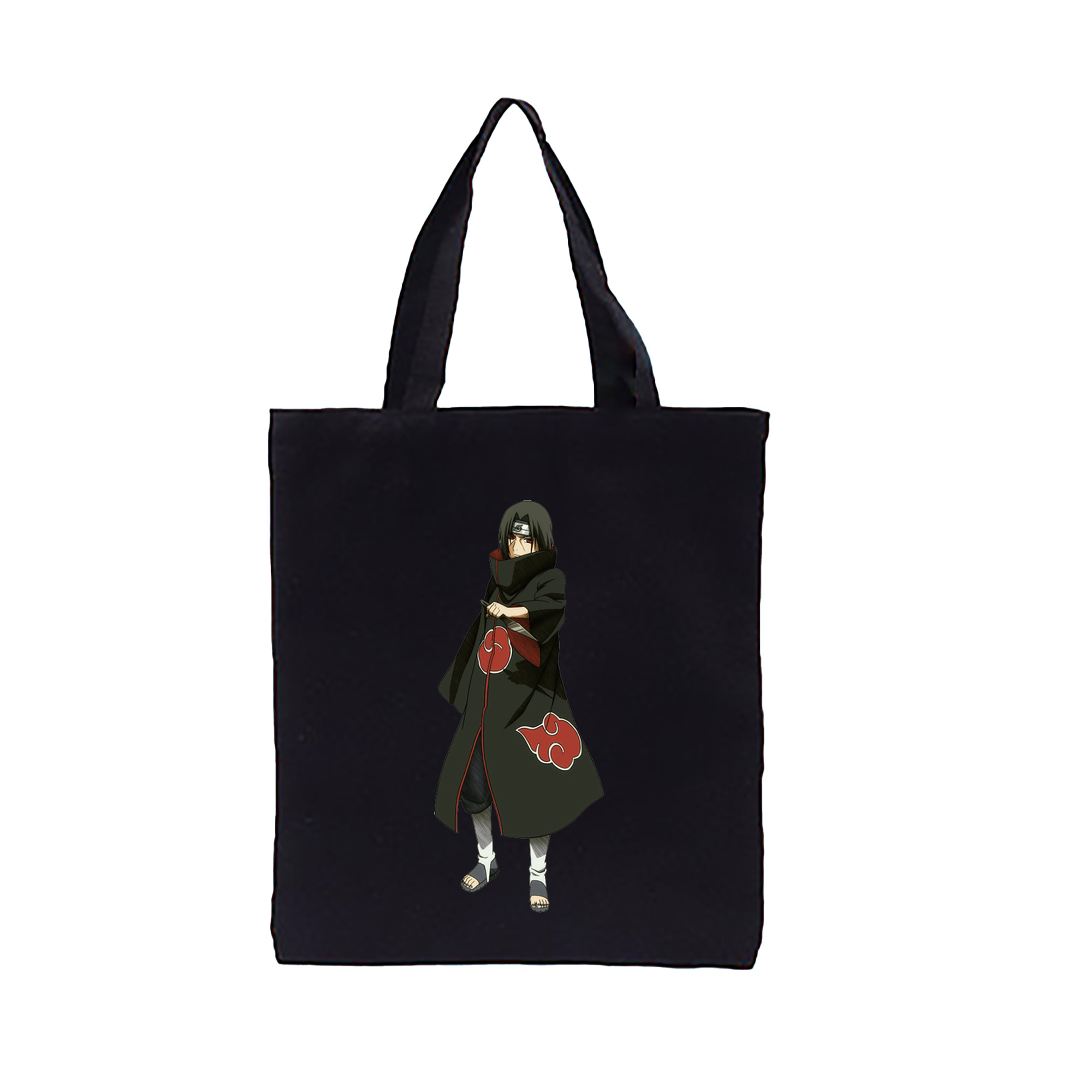 （画像用） NARUTO -ナルト- うちは イタチ Uchiha Itachi 縦型キャンバス生地手提げバッグ　トートバッグ