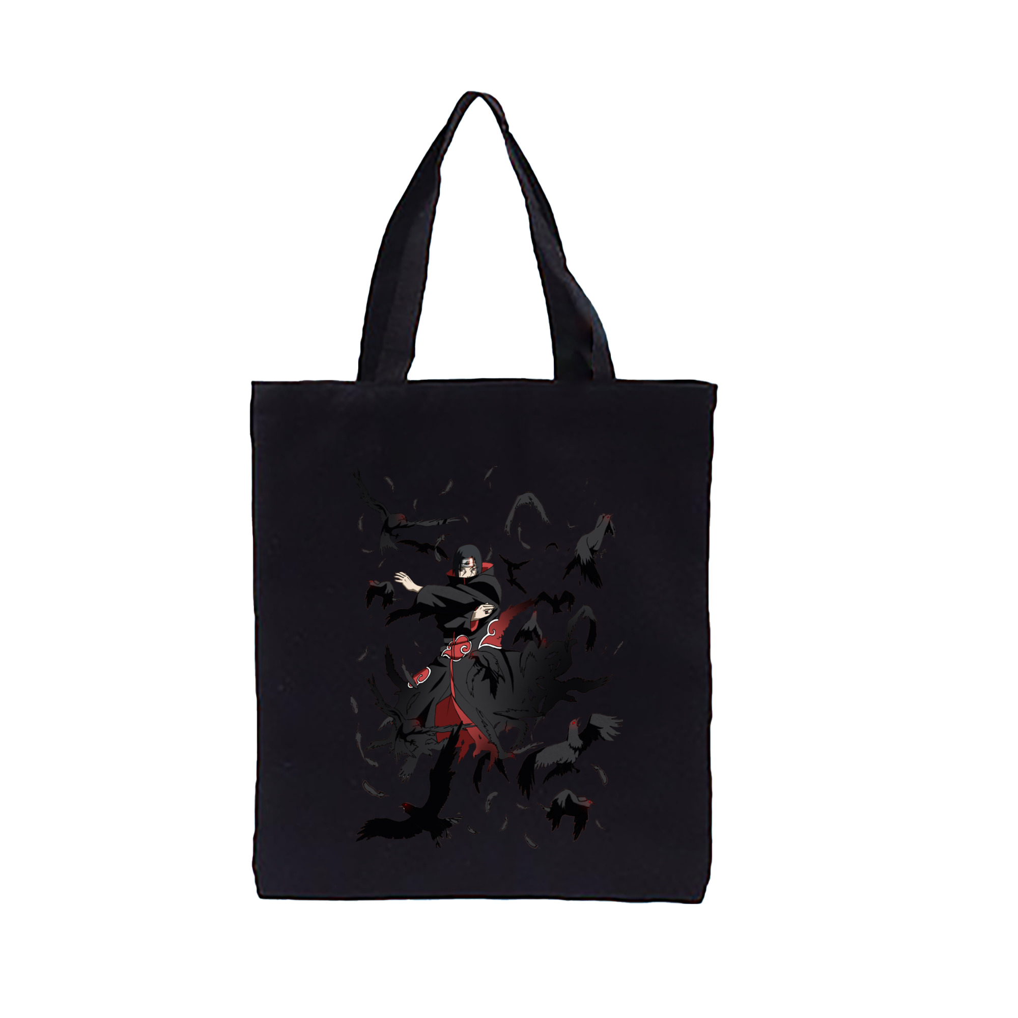 （画像用） NARUTO -ナルト- うちは イタチ Uchiha Itachi 縦型キャンバス生地手提げバッグ　トートバッグ