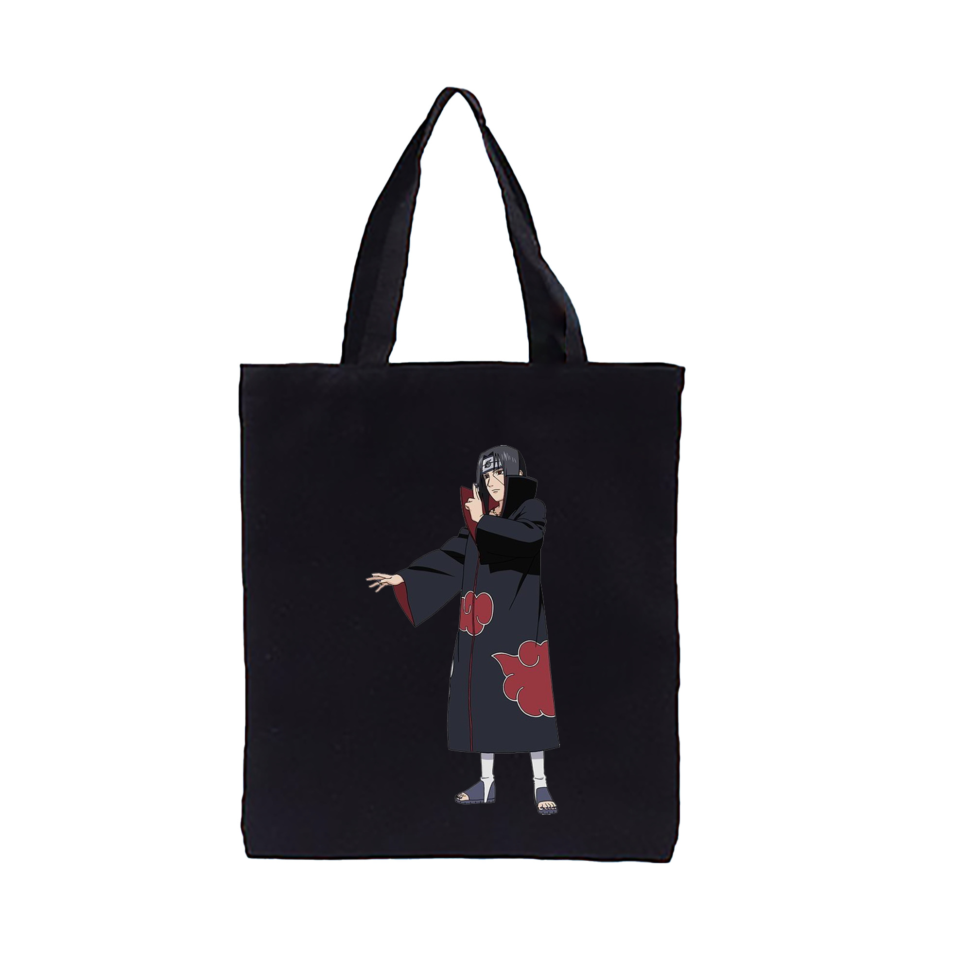 （画像用） NARUTO -ナルト- うちは イタチ Uchiha Itachi 縦型キャンバス生地手提げバッグ　トートバッグ