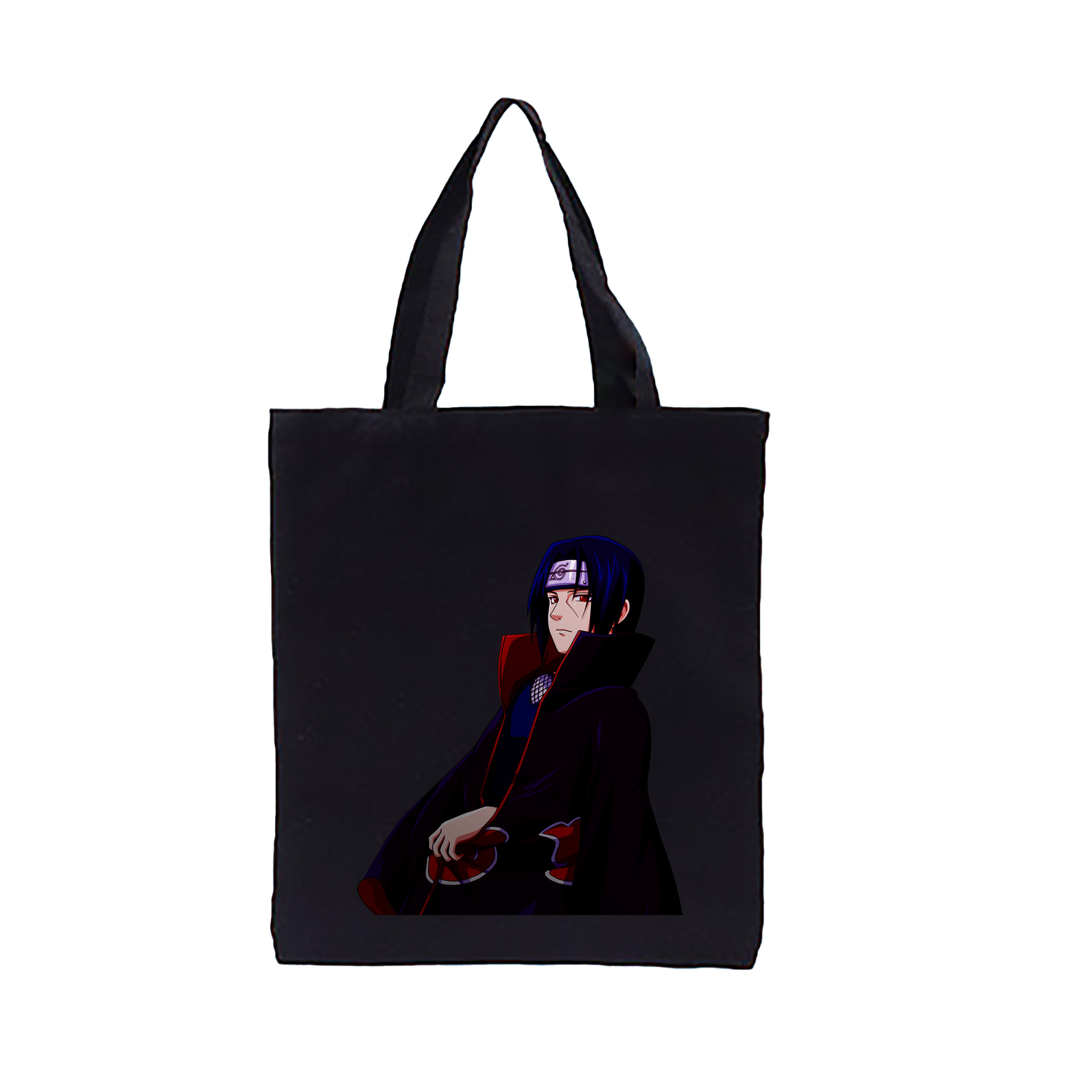 （画像用） NARUTO -ナルト- うちは イタチ Uchiha Itachi 縦型キャンバス生地手提げバッグ　トートバッグ