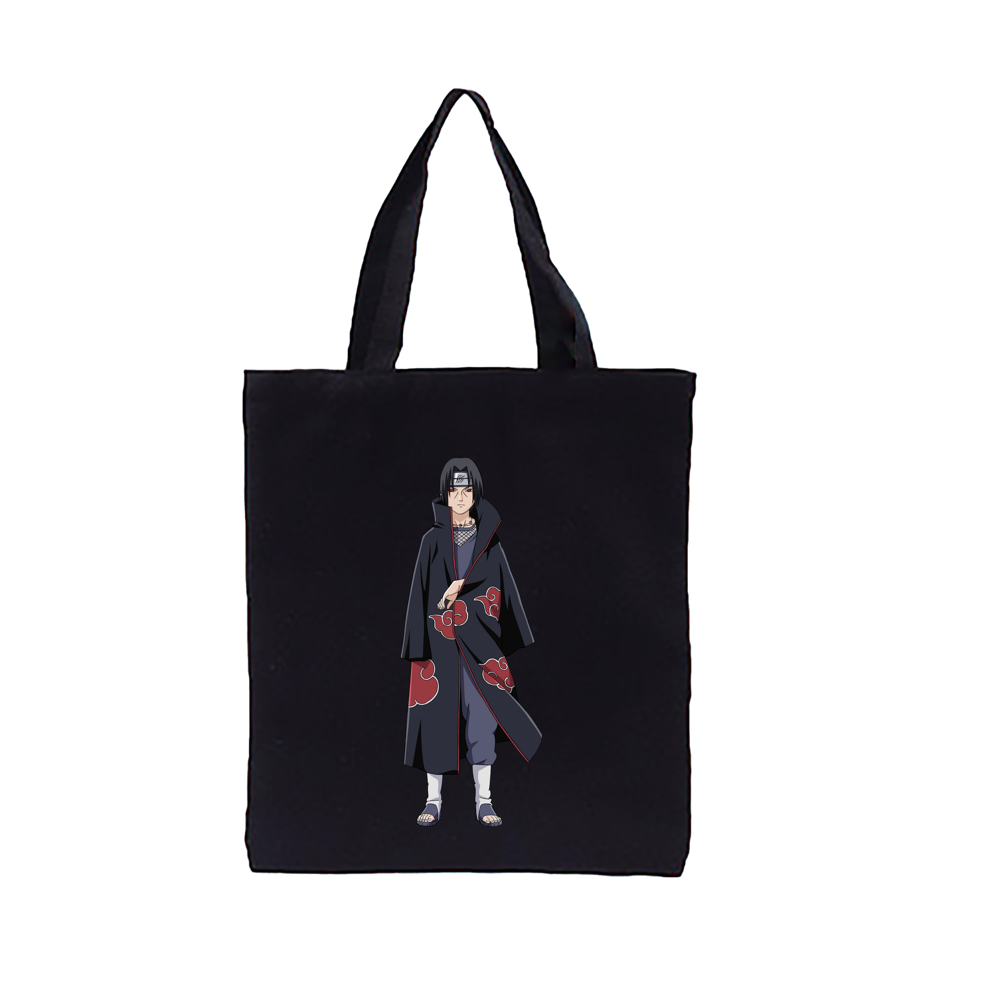 （画像用） NARUTO -ナルト- うちは イタチ Uchiha Itachi 縦型キャンバス生地手提げバッグ　トートバッグ