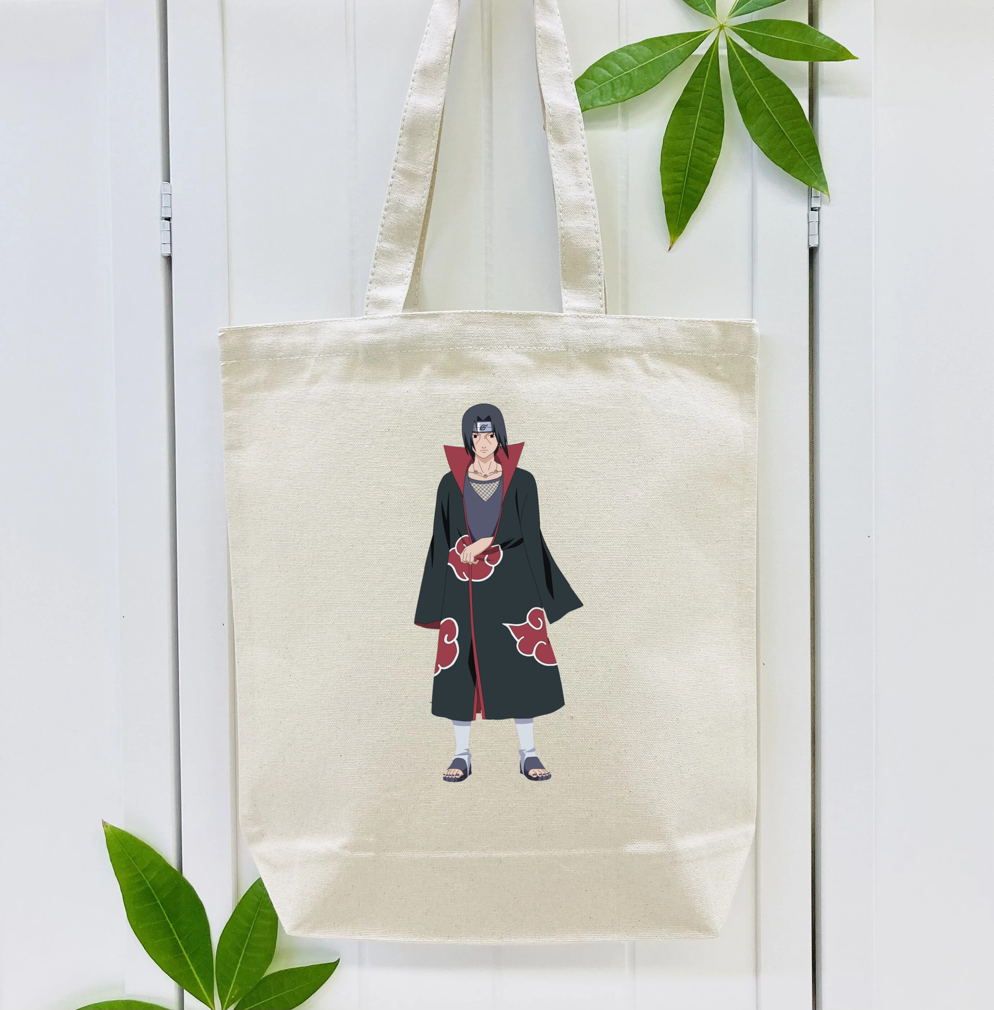 NARUTO -ナルト- うちは イタチ Uchiha Itachi 縦型キャンバス生地手提げバッグ　トートバッグ