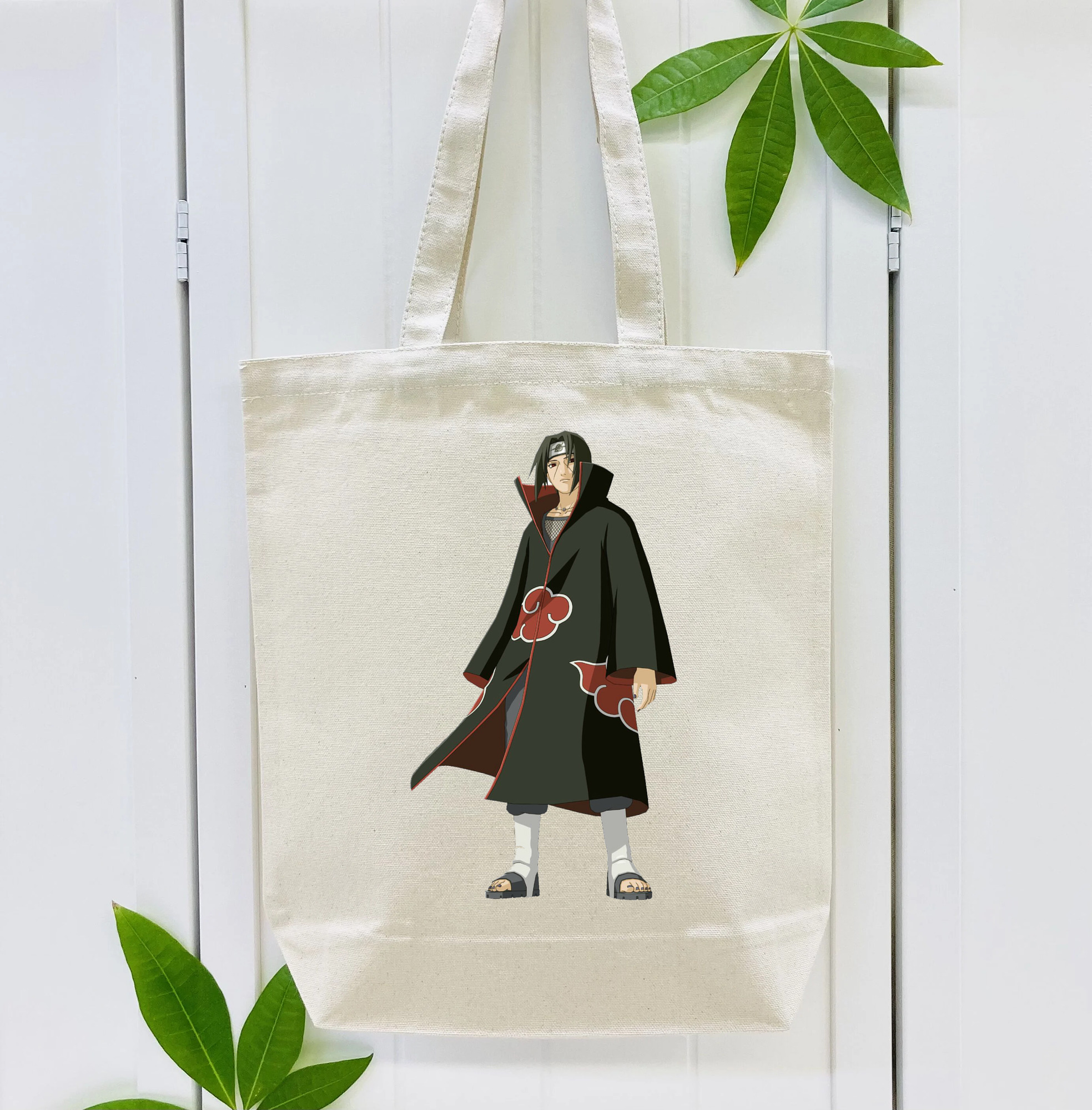 NARUTO -ナルト- うちは イタチ Uchiha Itachi 縦型キャンバス生地手提げバッグ　トートバッグ