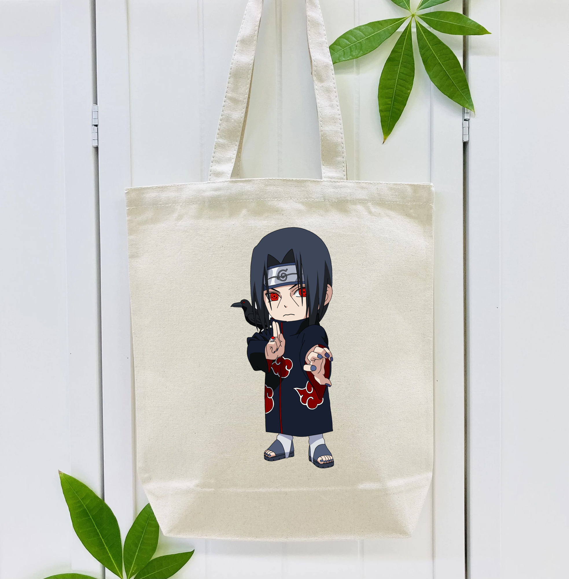 NARUTO -ナルト- うちは イタチ Uchiha Itachi 縦型キャンバス生地手提げバッグ　トートバッグ