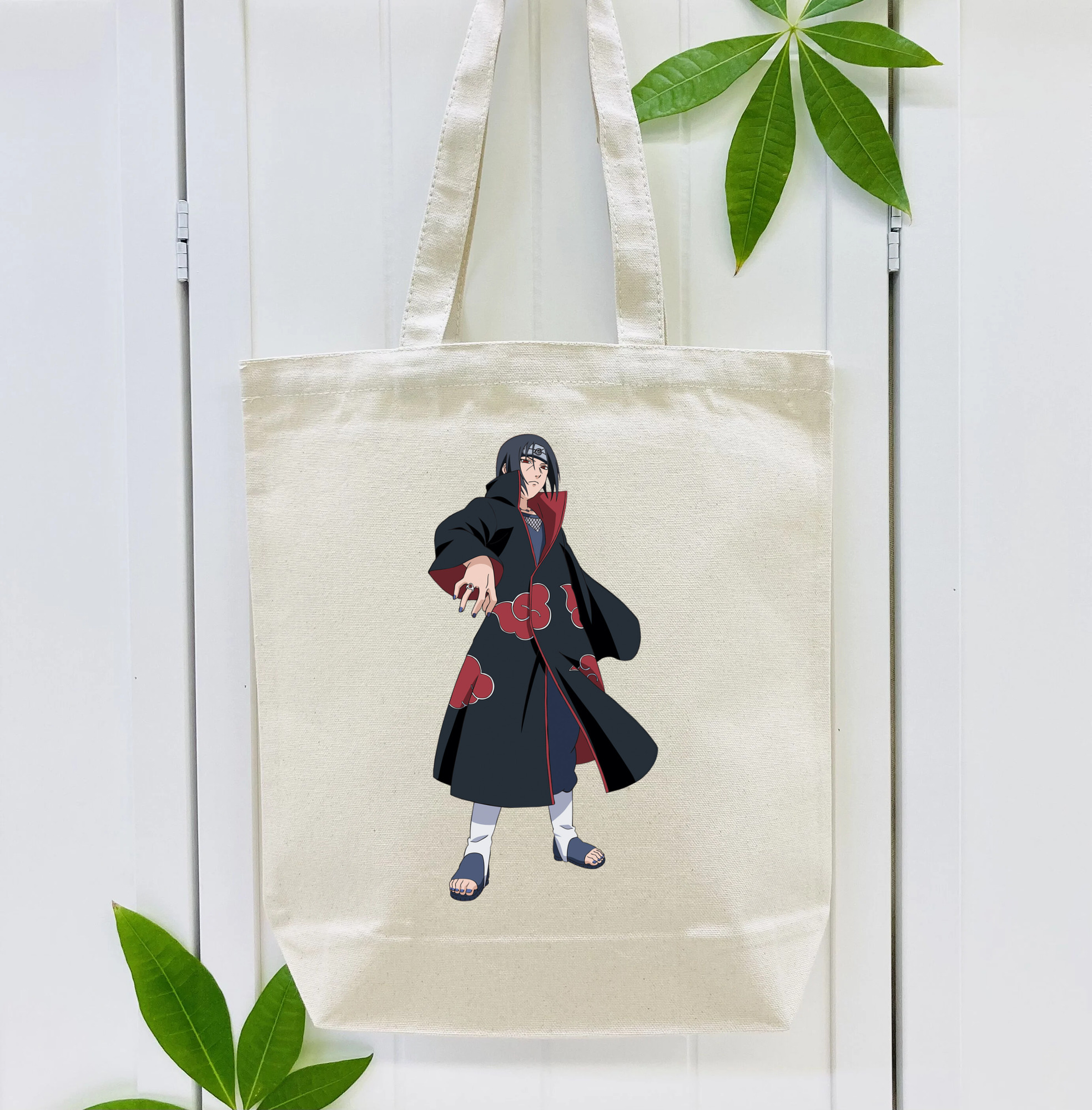 NARUTO -ナルト- うちは イタチ Uchiha Itachi 縦型キャンバス生地手提げバッグ　トートバッグ