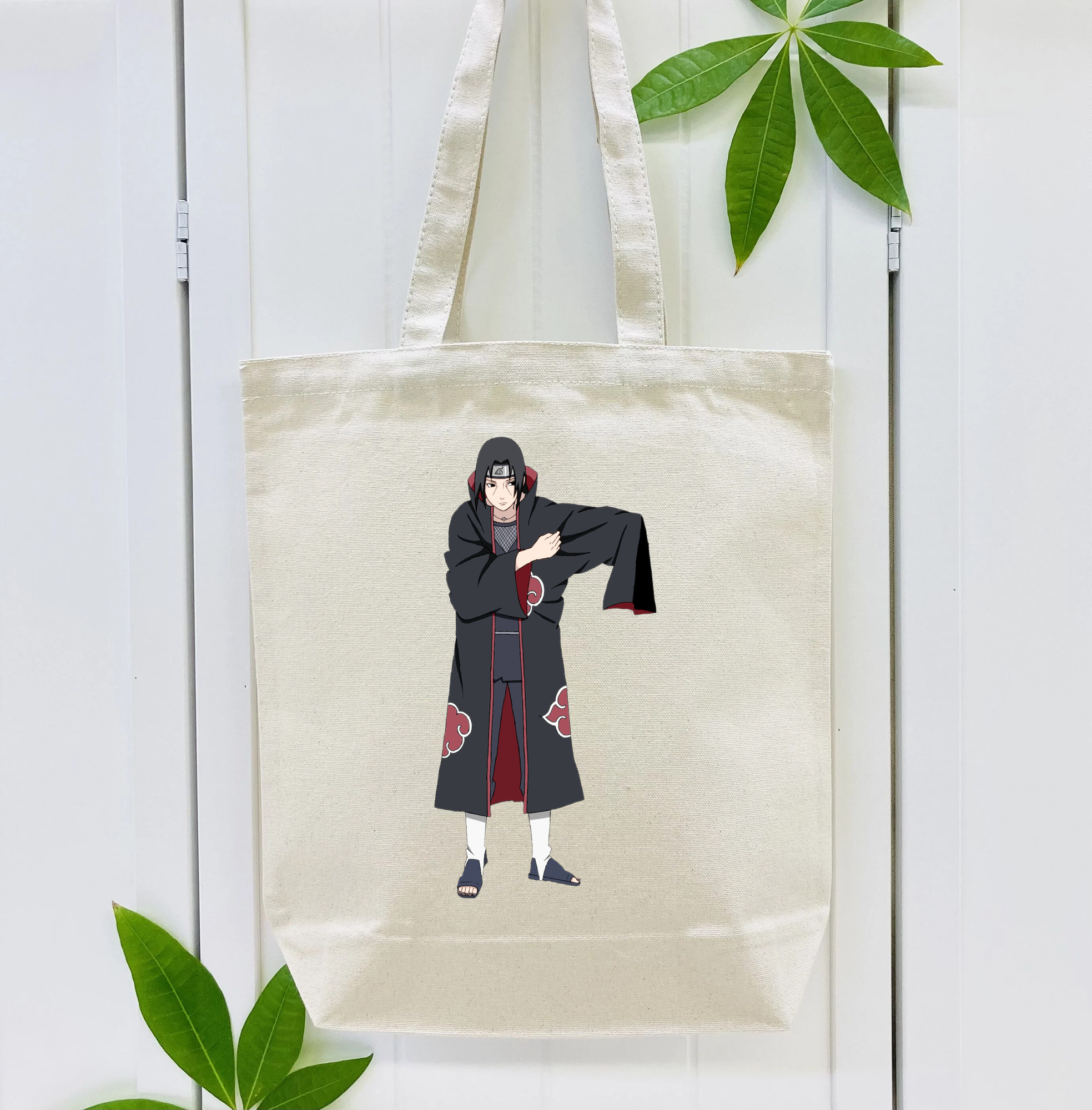 NARUTO -ナルト- うちは イタチ Uchiha Itachi 縦型キャンバス生地手提げバッグ　トートバッグ
