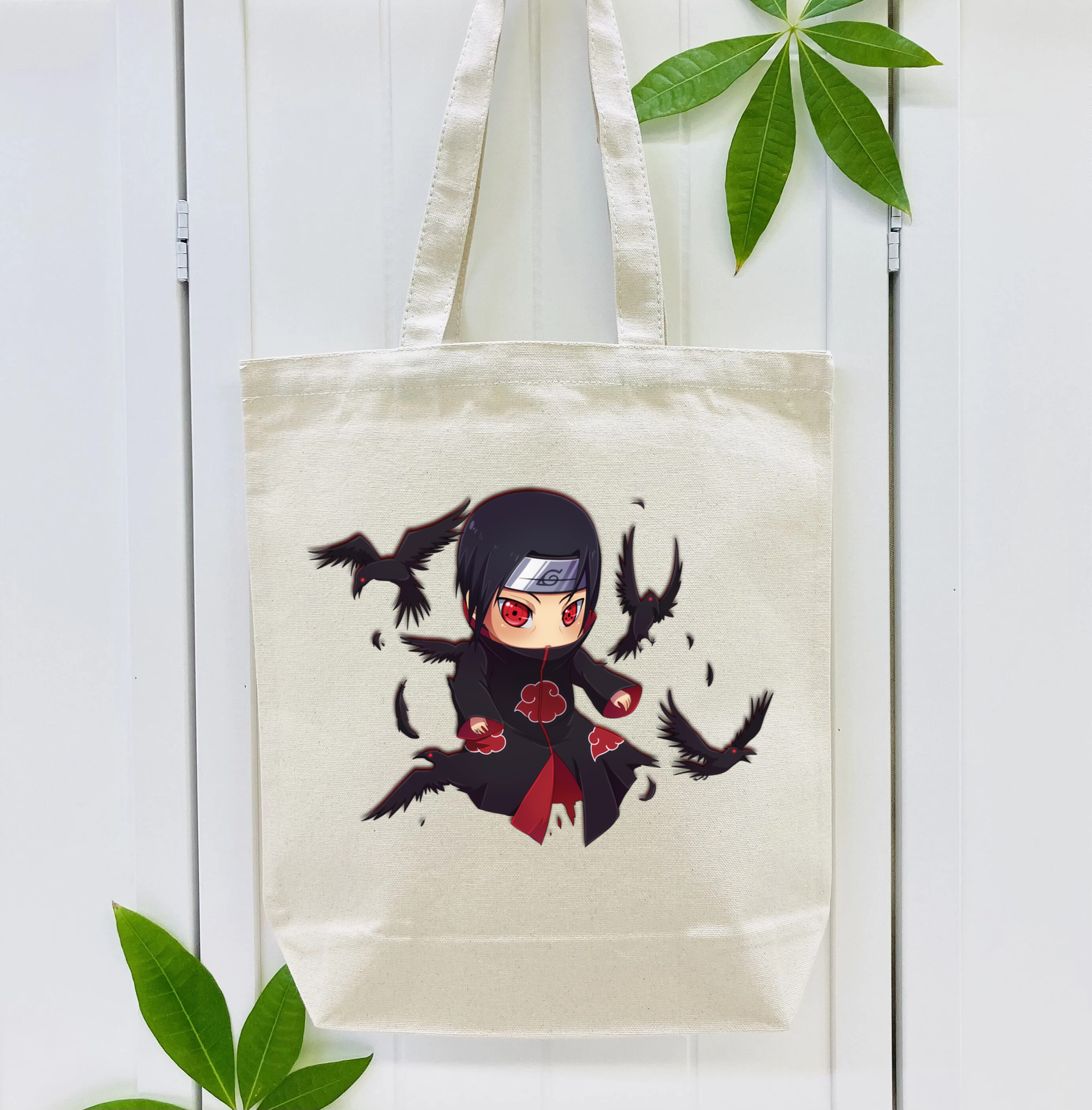NARUTO -ナルト- うちは イタチ Uchiha Itachi 縦型キャンバス生地手提げバッグ　トートバッグ