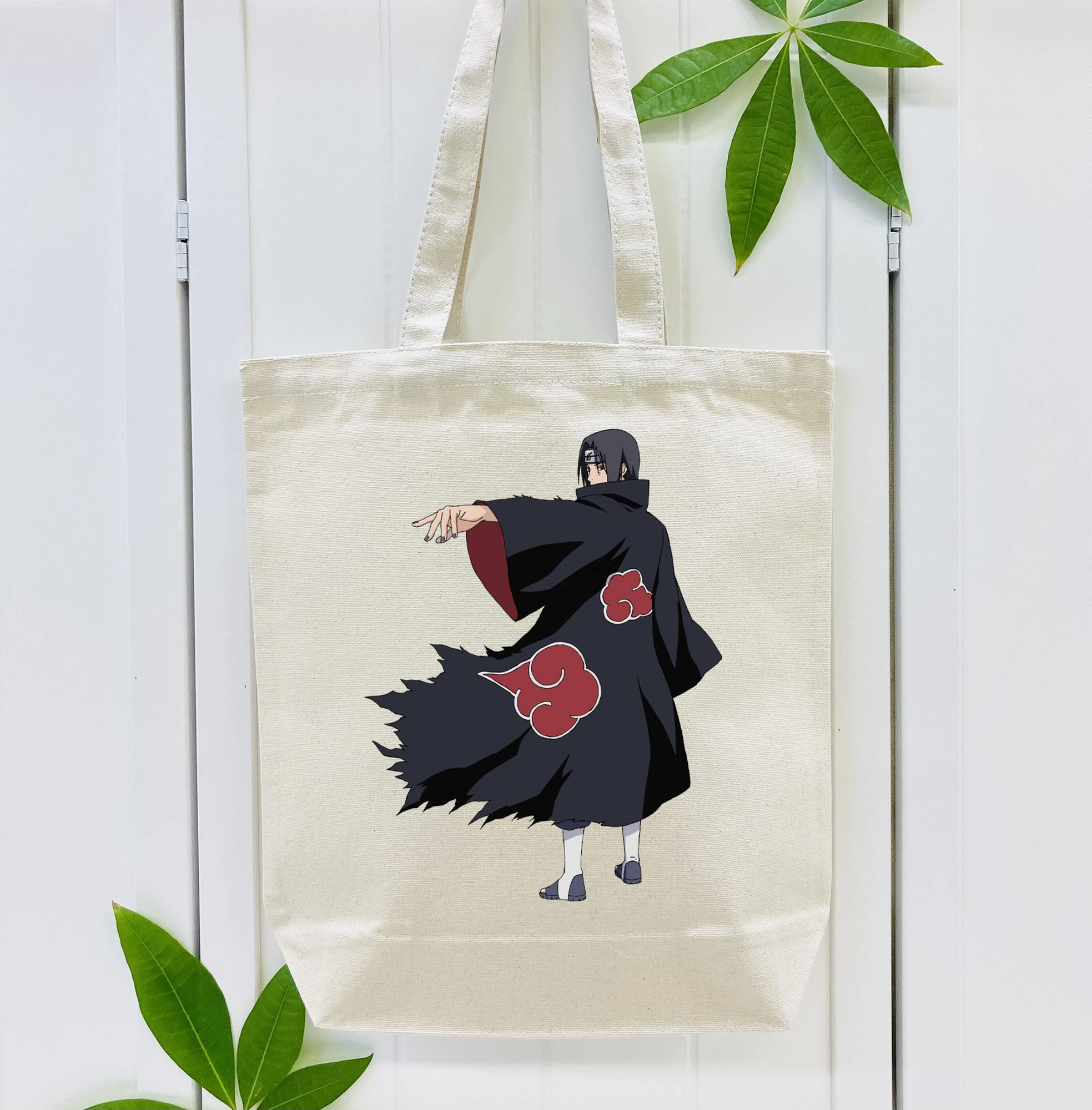 NARUTO -ナルト- うちは イタチ Uchiha Itachi 縦型キャンバス生地手提げバッグ　トートバッグ