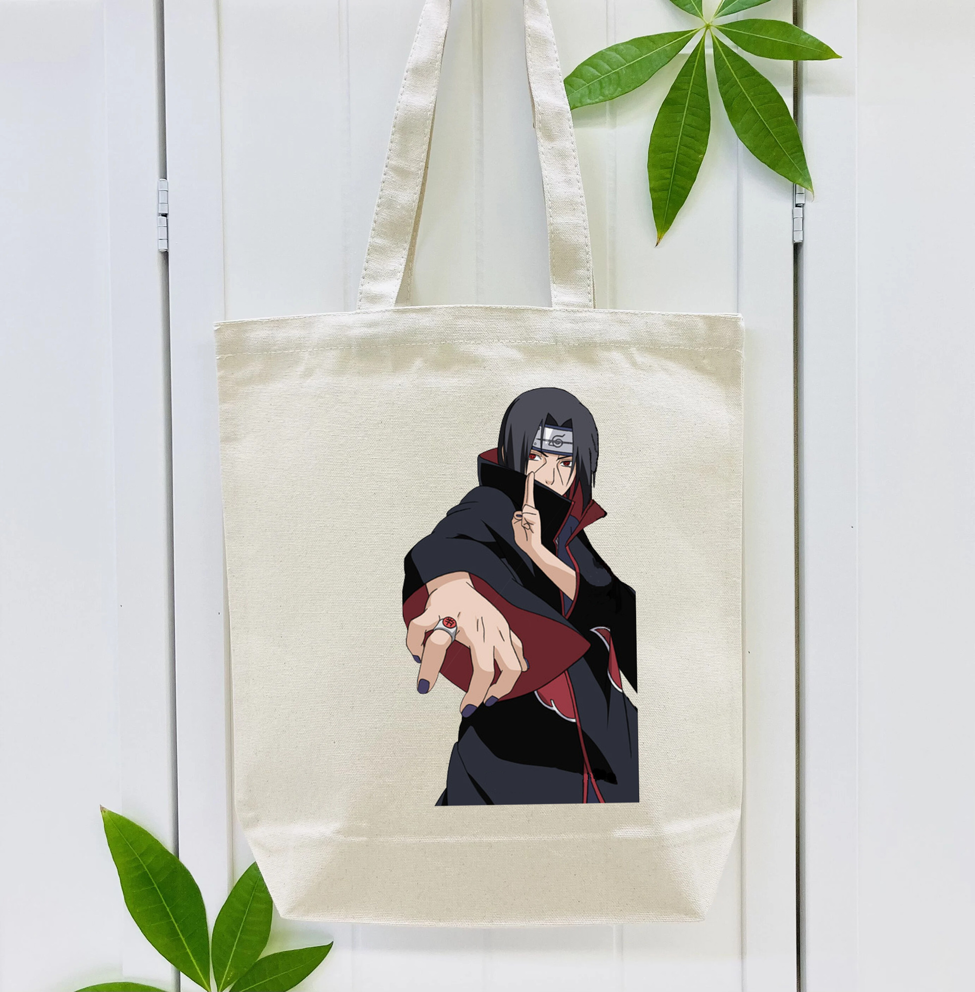 NARUTO -ナルト- うちは イタチ Uchiha Itachi 縦型キャンバス生地手提げバッグ　トートバッグ