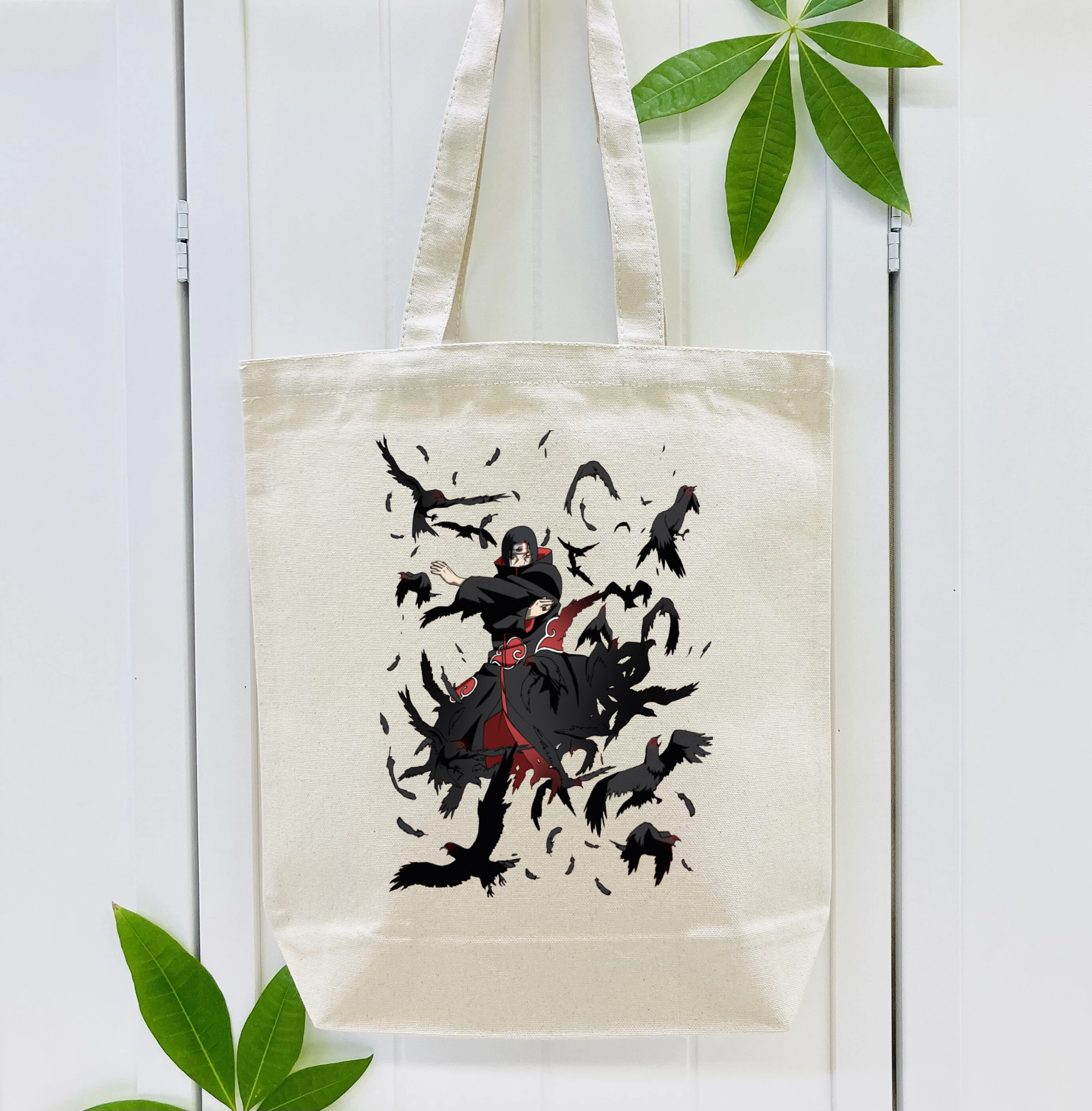 NARUTO -ナルト- うちは イタチ Uchiha Itachi 縦型キャンバス生地手提げバッグ　トートバッグ