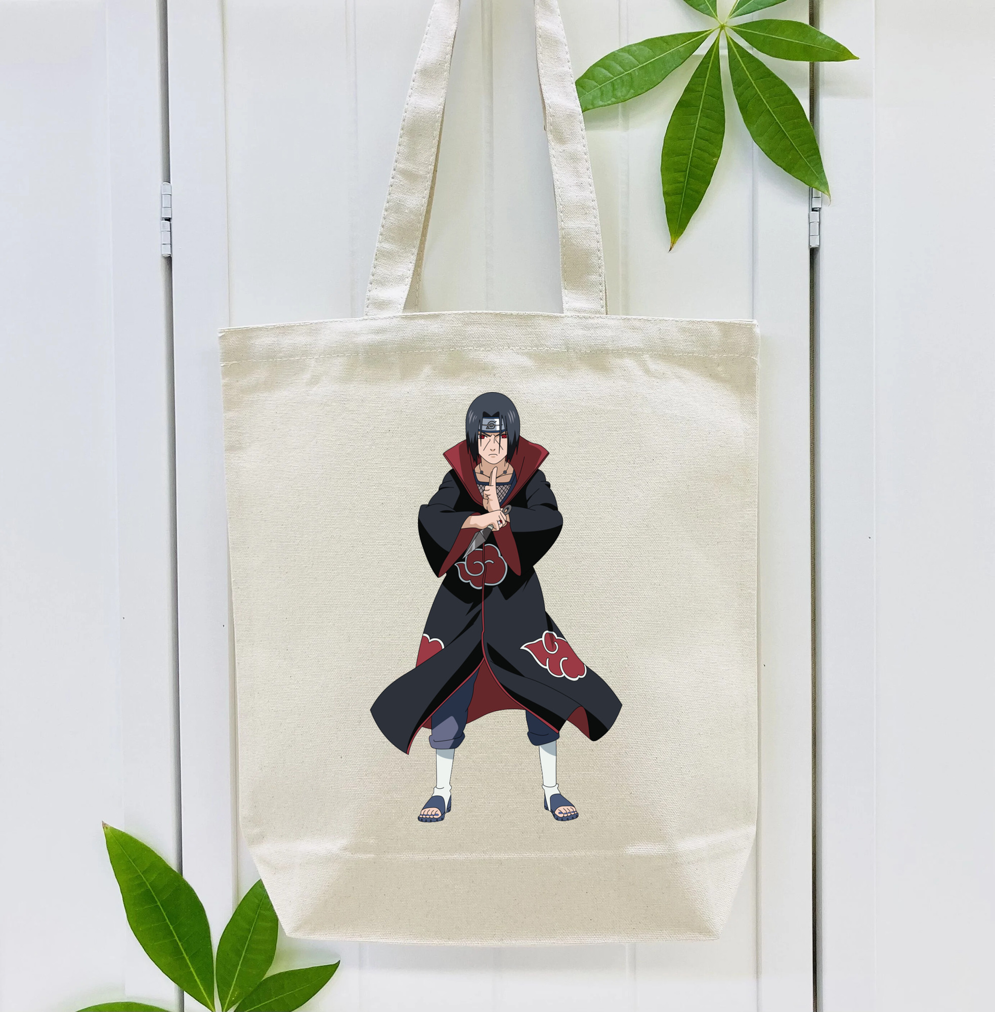 NARUTO -ナルト- うちは イタチ Uchiha Itachi 縦型キャンバス生地手提げバッグ　トートバッグ