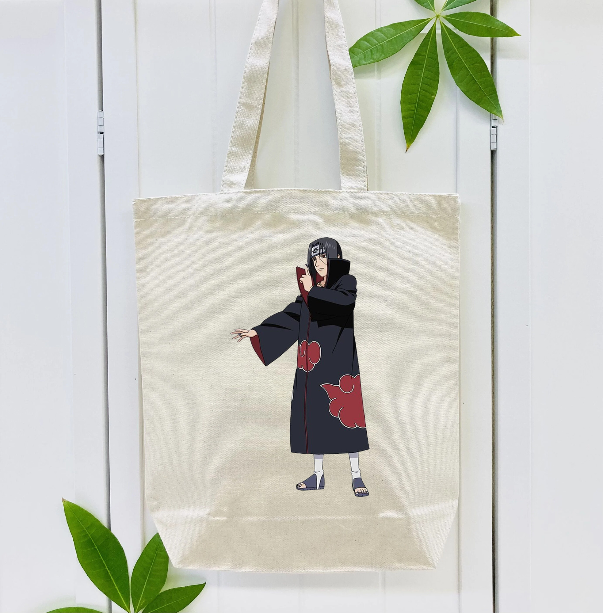 NARUTO -ナルト- うちは イタチ Uchiha Itachi 縦型キャンバス生地手提げバッグ　トートバッグ