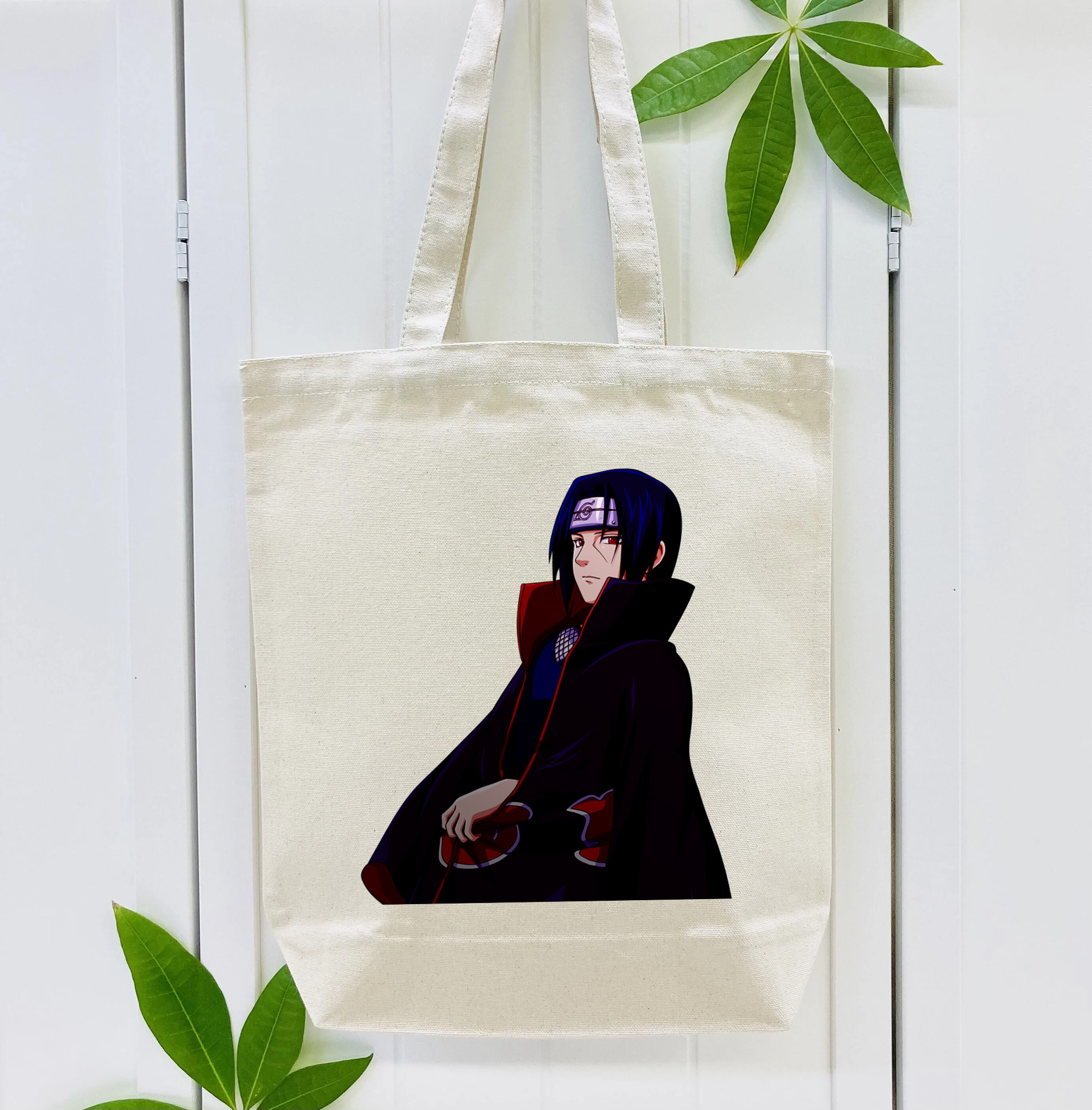 NARUTO -ナルト- うちは イタチ Uchiha Itachi 縦型キャンバス生地手提げバッグ　トートバッグ