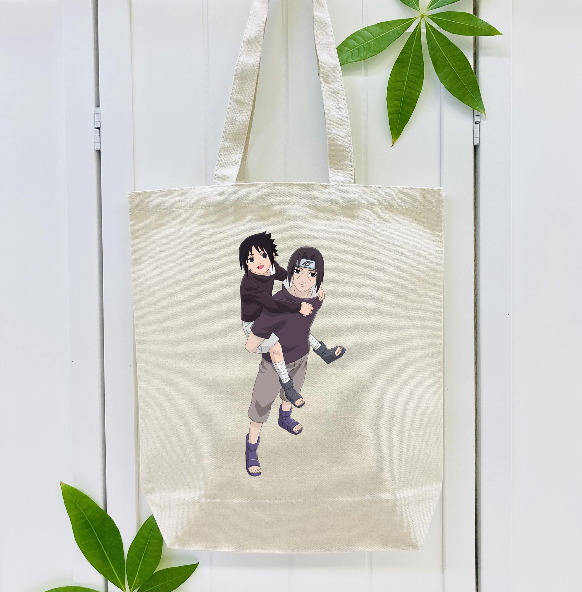 NARUTO -ナルト- うちは イタチ Uchiha Itachi 縦型キャンバス生地手提げバッグ　トートバッグ